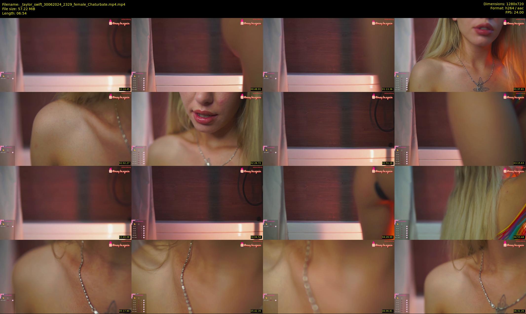 _taylor_swift — 7 minute Chaturbate female cam show recording, 720p, Jun 30, 2024