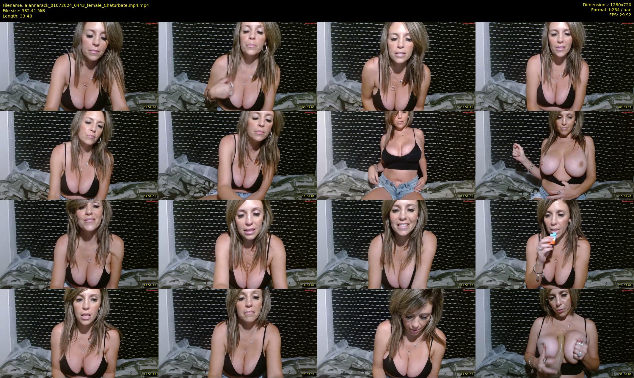 alannarack — 34 minute Chaturbate female cam show recording, 720p, Jul 1, 2024
