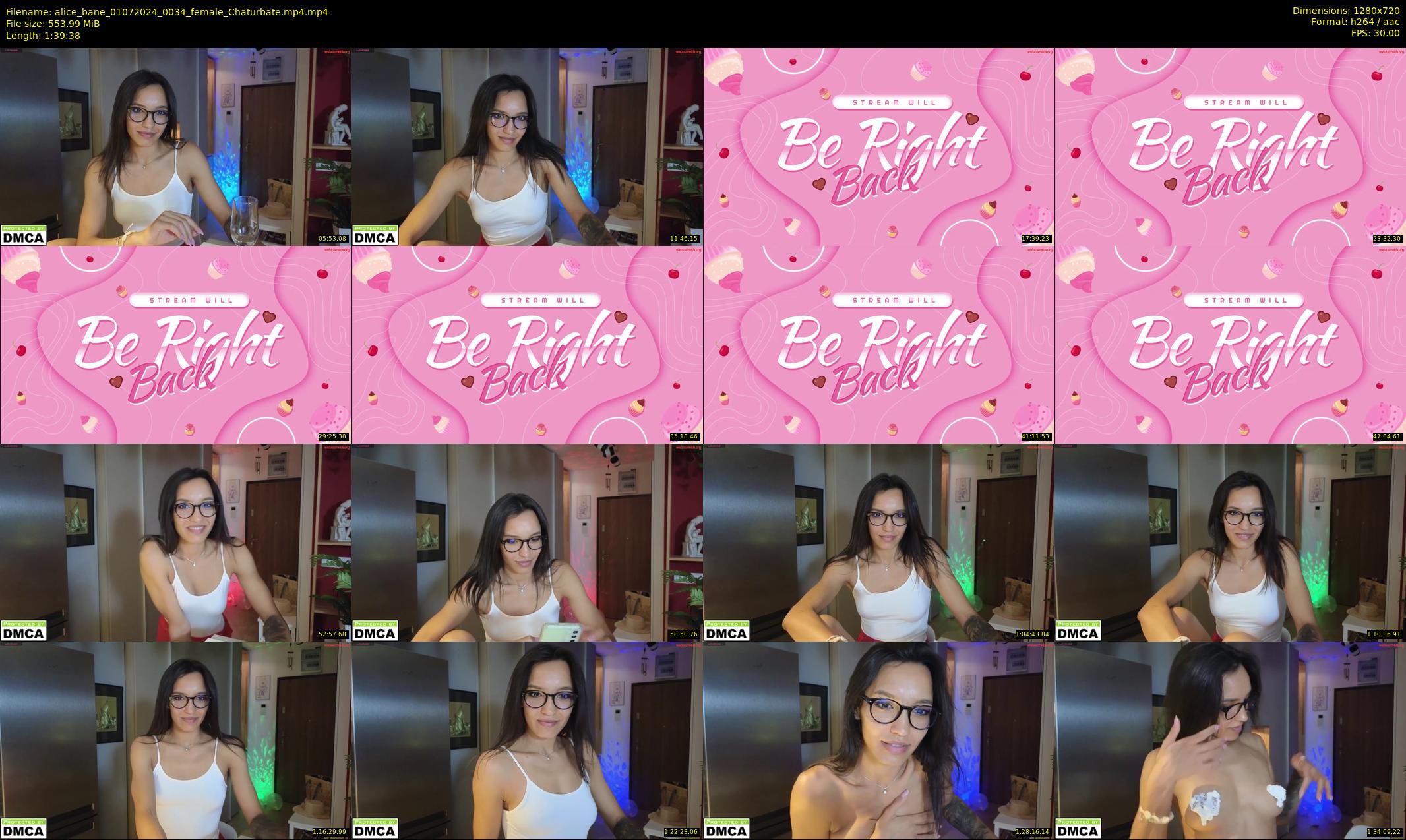 alice_bane — 100 minute Chaturbate female cam show recording, 720p, Jul 1, 2024