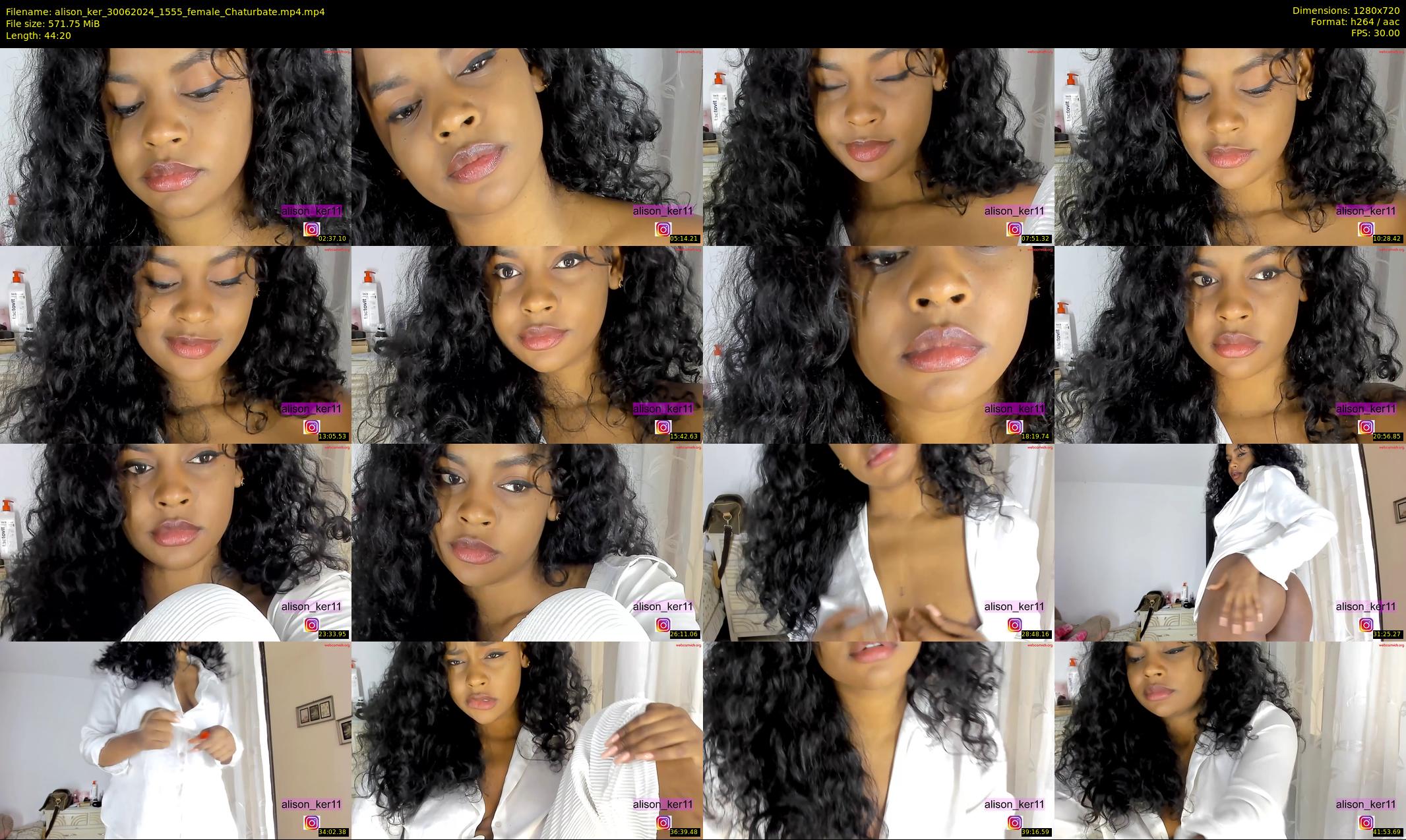 alison_ker — 45 minute Chaturbate female cam show recording, 720p, Jun 30, 2024