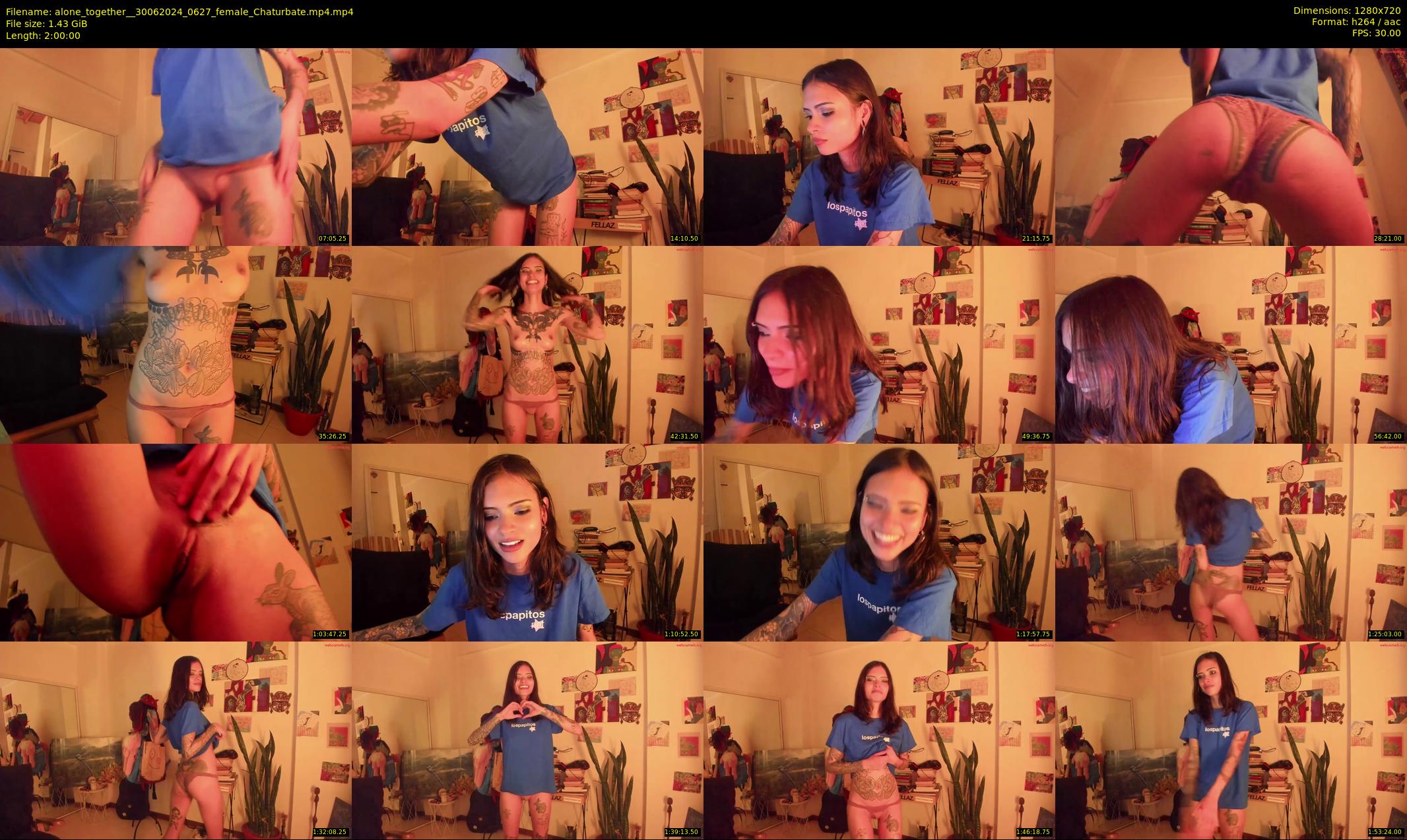 alone_together_ — 120 minute Chaturbate female cam show recording, 720p, Jun 30, 2024