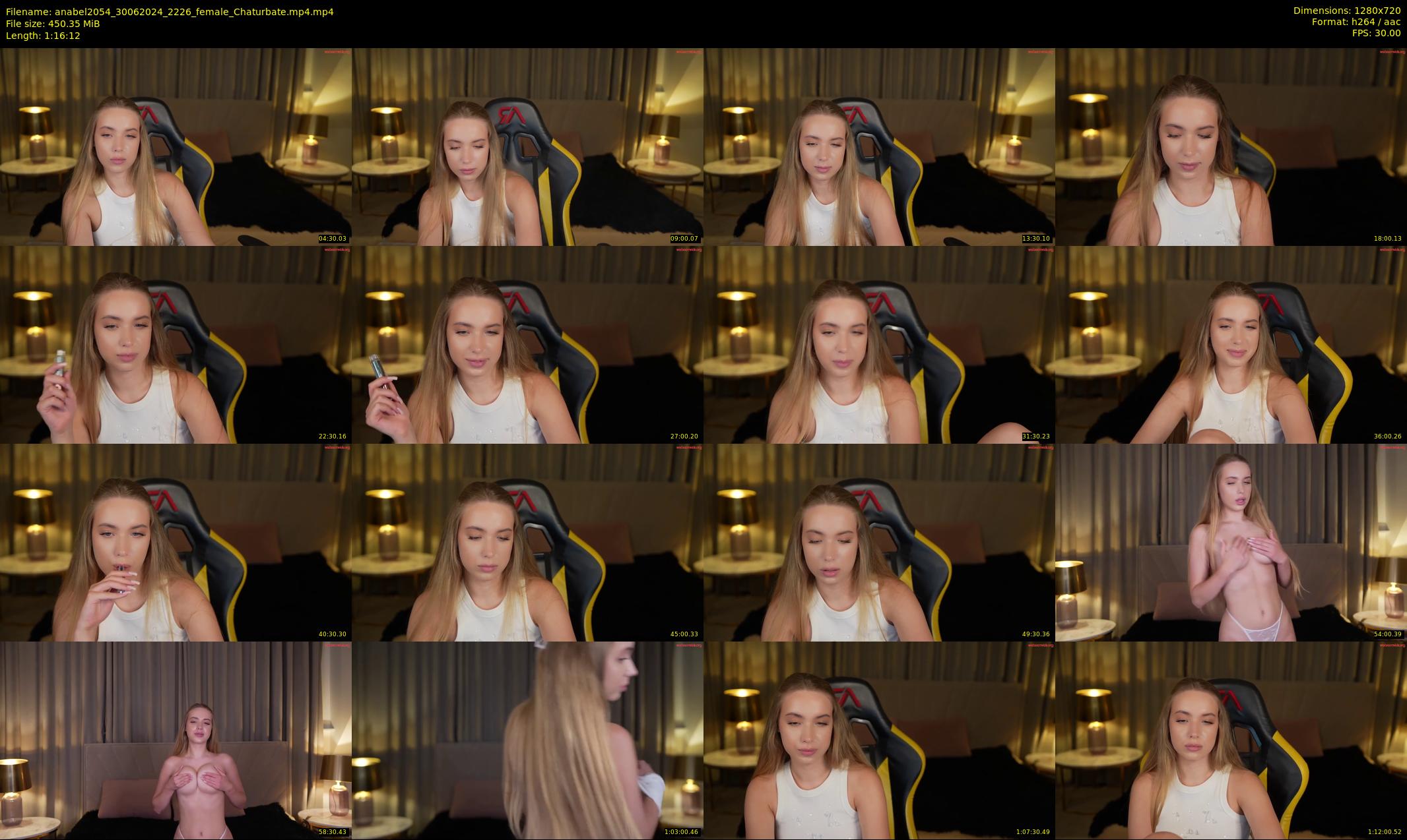 anabel2054 — 77 minute Chaturbate female cam show recording, 720p, Jun 30, 2024
