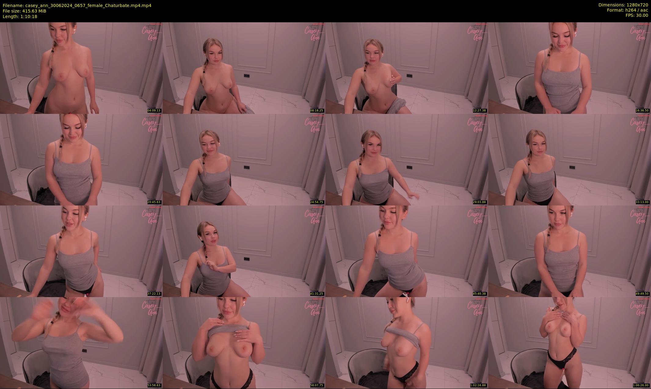 casey_ann — 71 minute Chaturbate female cam show recording, 720p, Jun 30, 2024