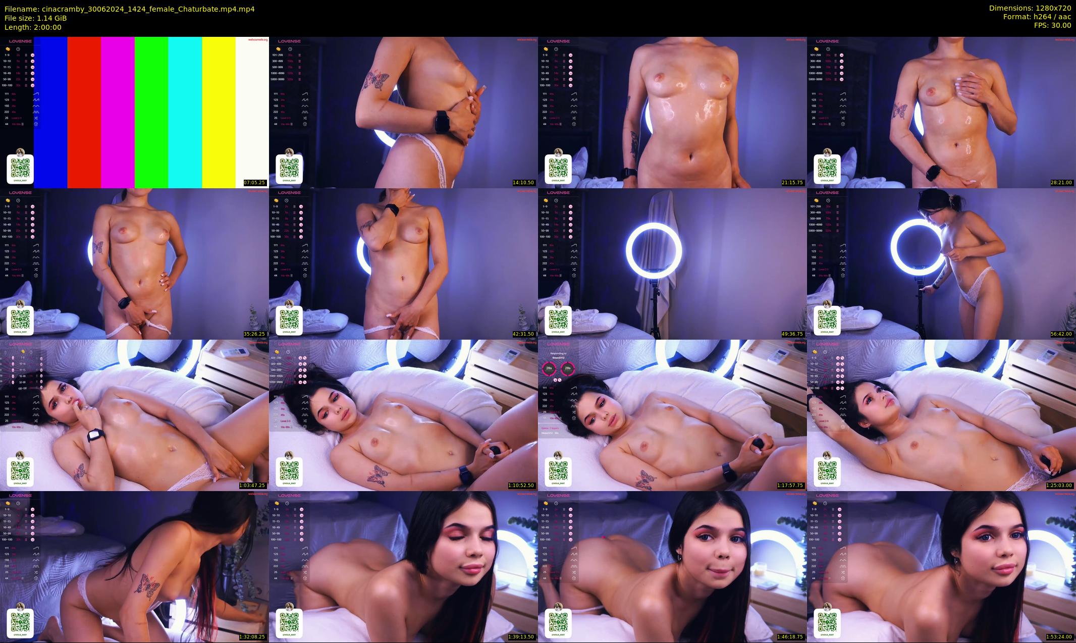 cinacramby — 120 minute Chaturbate female cam show recording, 720p, Jun 30, 2024