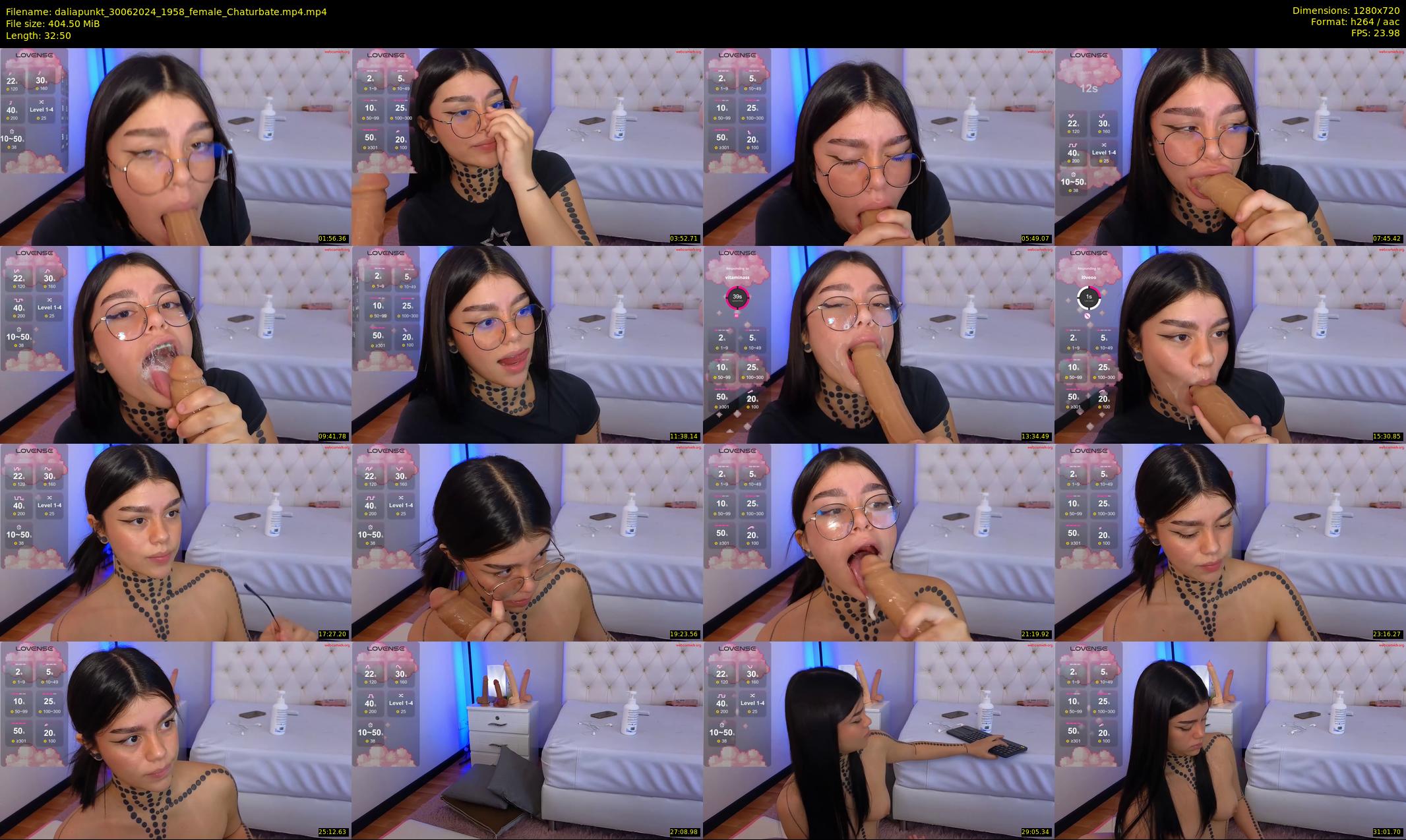 daliapunkt — 33 minute Chaturbate female cam show recording, 720p, Jun 30, 2024