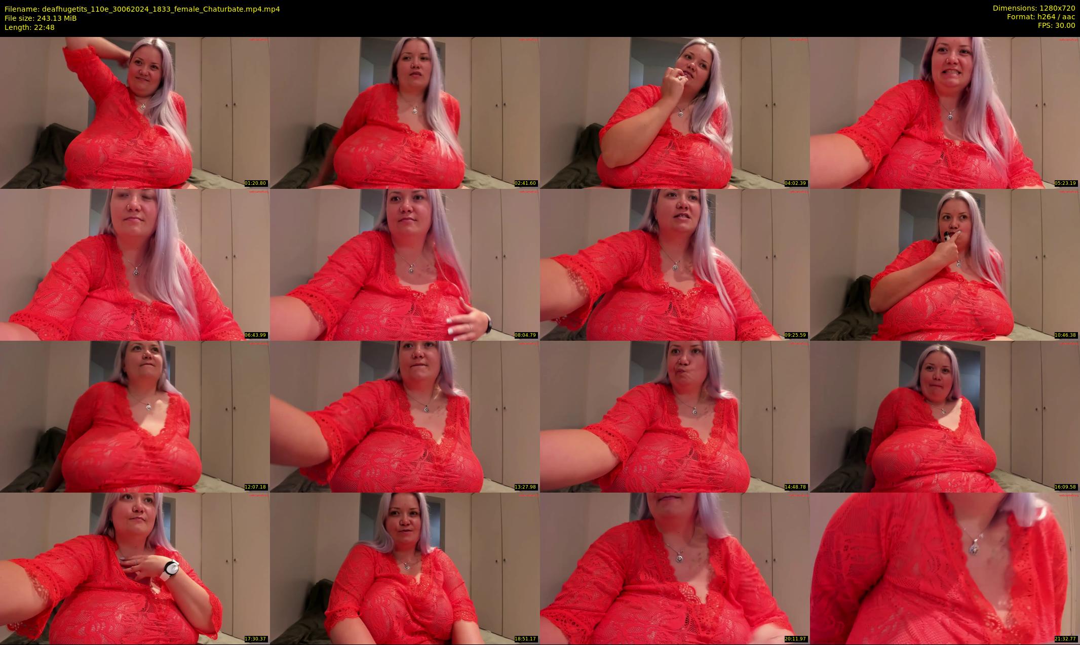 deafhugetits_110e — 23 minute Chaturbate female cam show recording, 720p, Jun 30, 2024