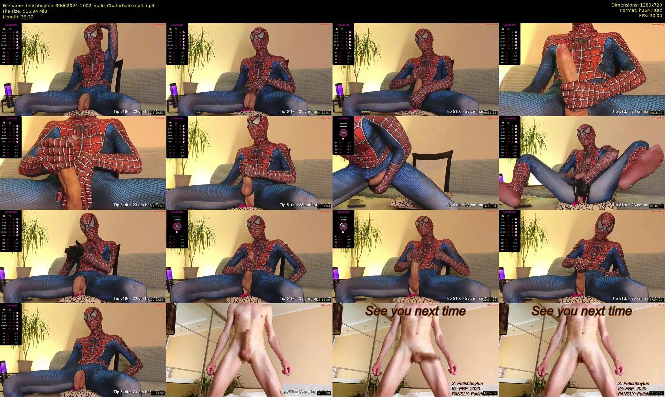 fetishboyfun — 40 minute Chaturbate male cam show recording, 720p, Jun 30, 2024