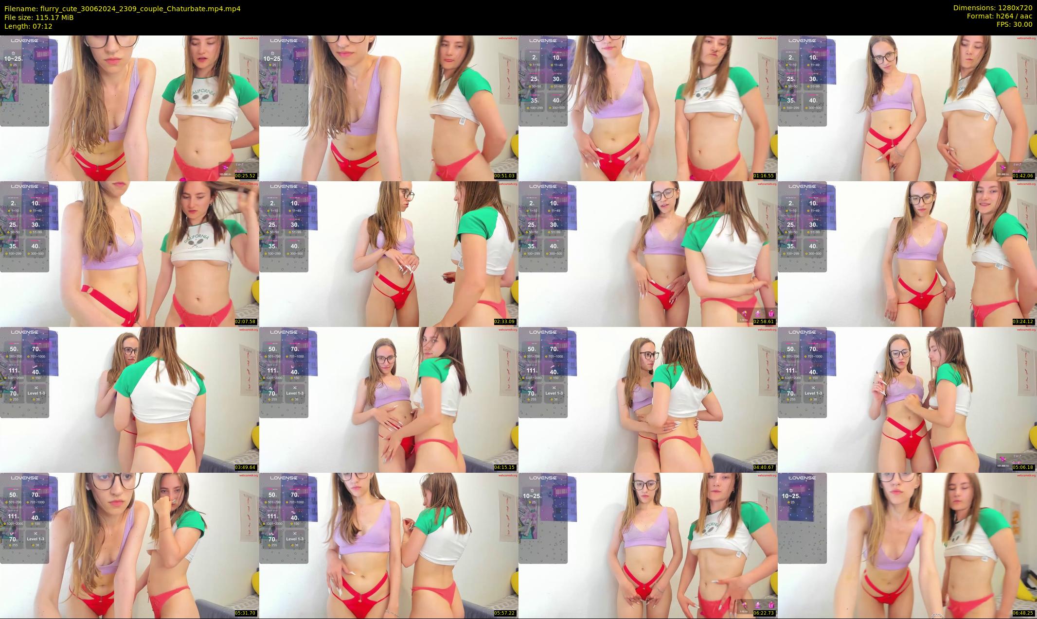 flurry_cute — 8 minute Chaturbate couple cam show recording, 720p, Jun 30, 2024