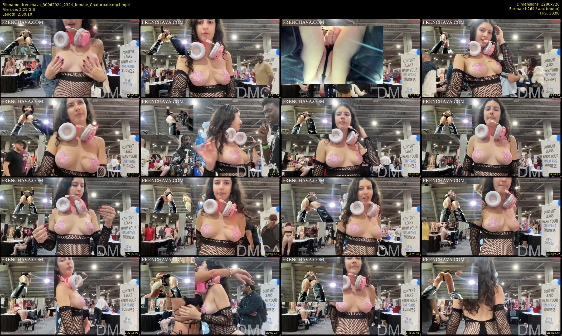frenchava — 121 minute Chaturbate female cam show recording, 720p, Jun 30, 2024