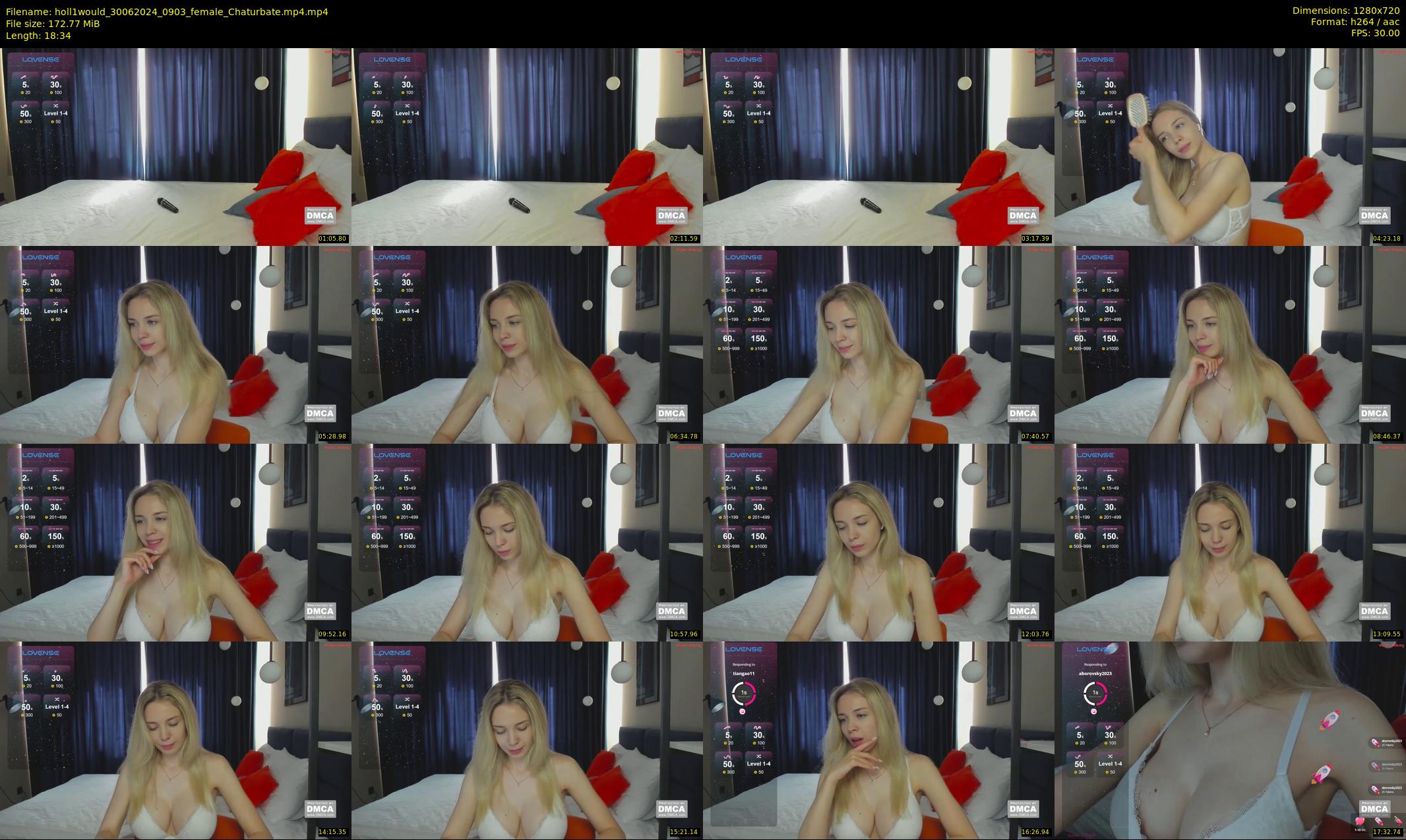 holl1would — 19 minute Chaturbate female cam show recording, 720p, Jun 30, 2024