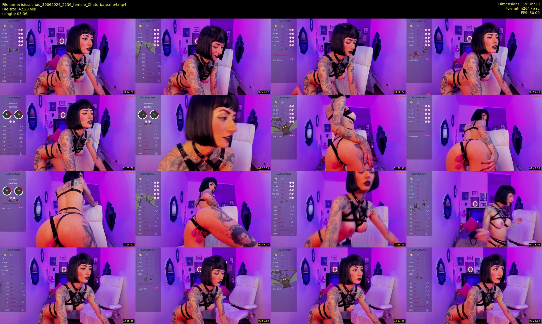isisraichuu — 4 minute Chaturbate female cam show recording, 720p, Jun 30, 2024