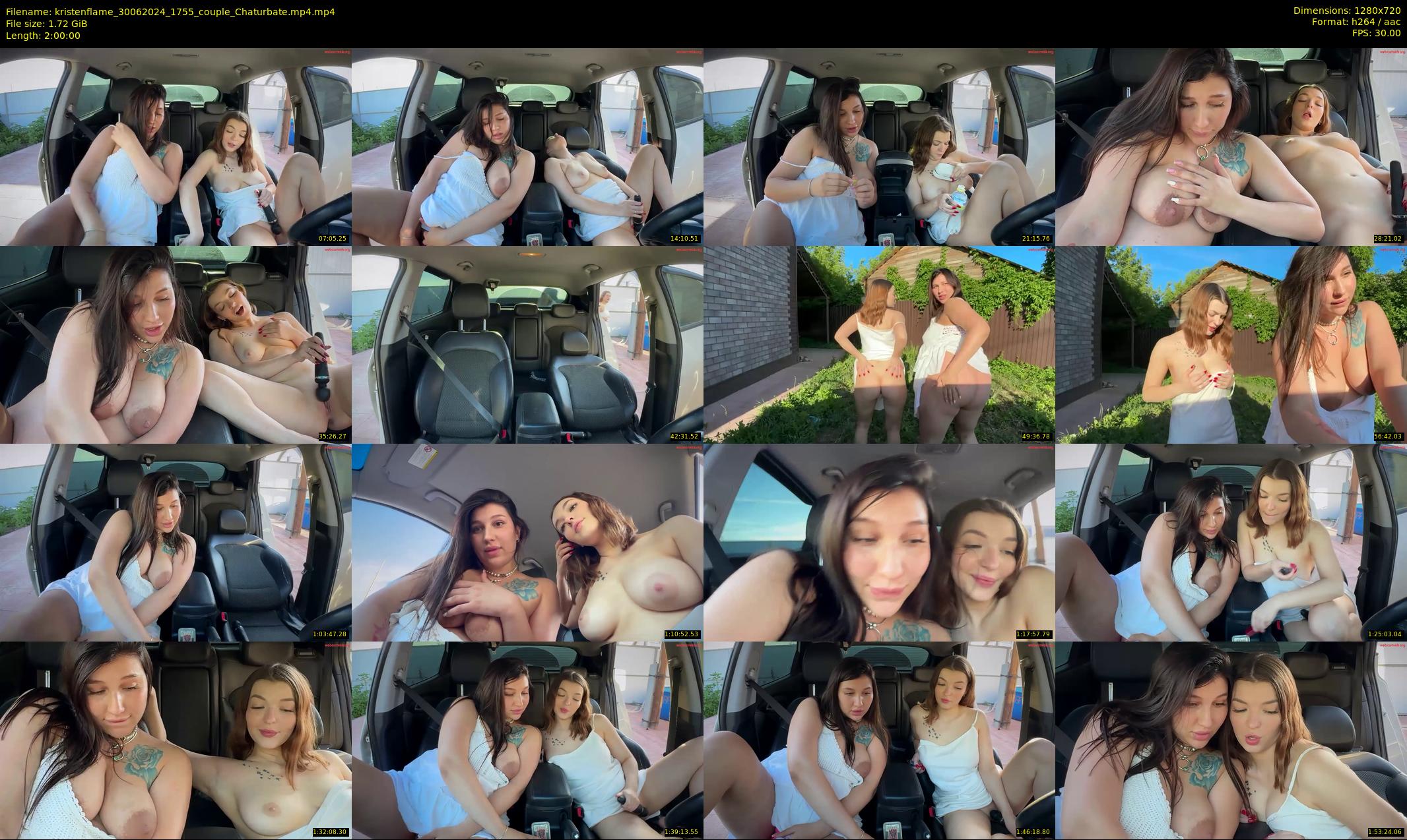 kristenflame — 120 minute Chaturbate couple cam show recording, 720p, Jun 30, 2024
