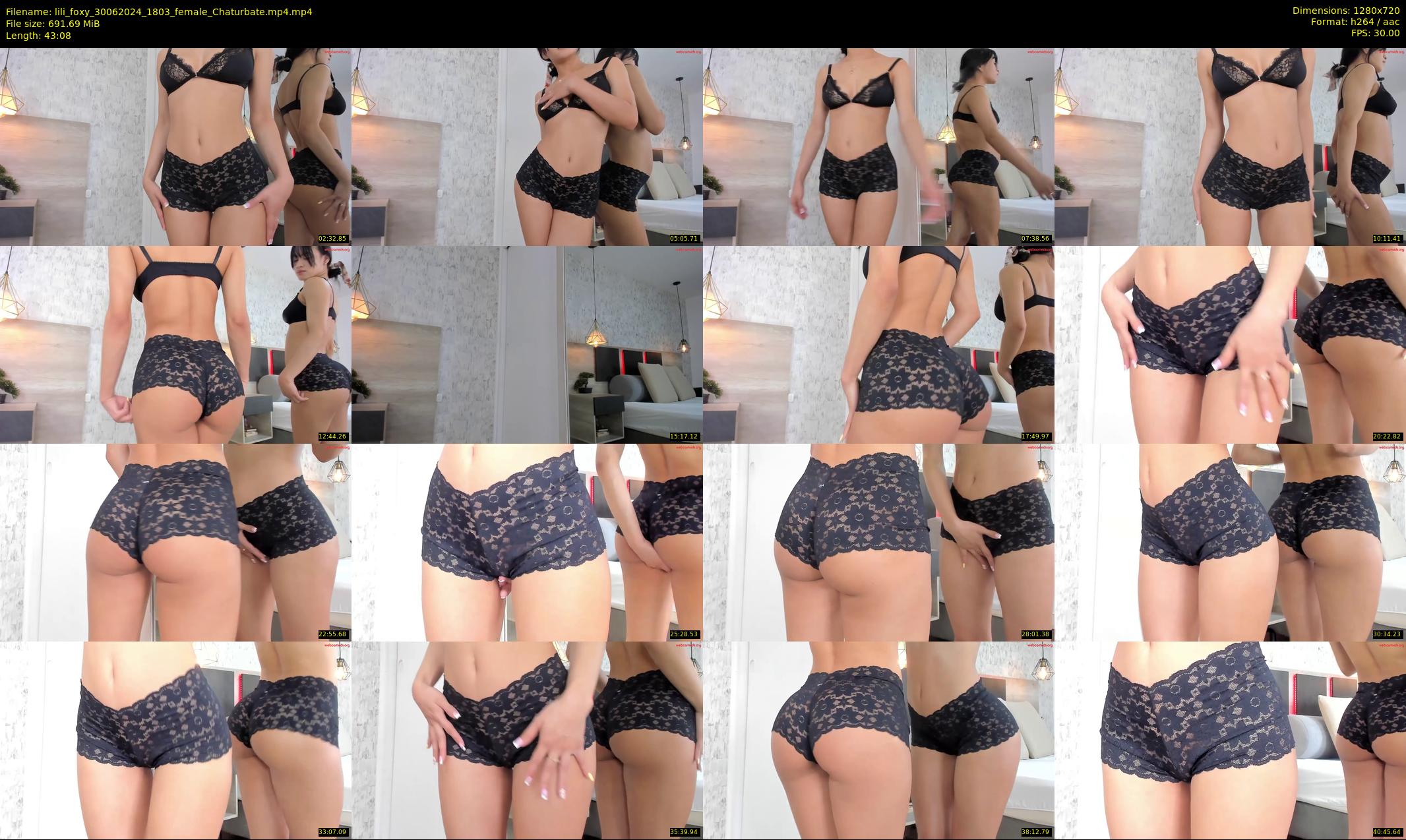 lili_foxy — 44 minute Chaturbate female cam show recording, 720p, Jun 30, 2024