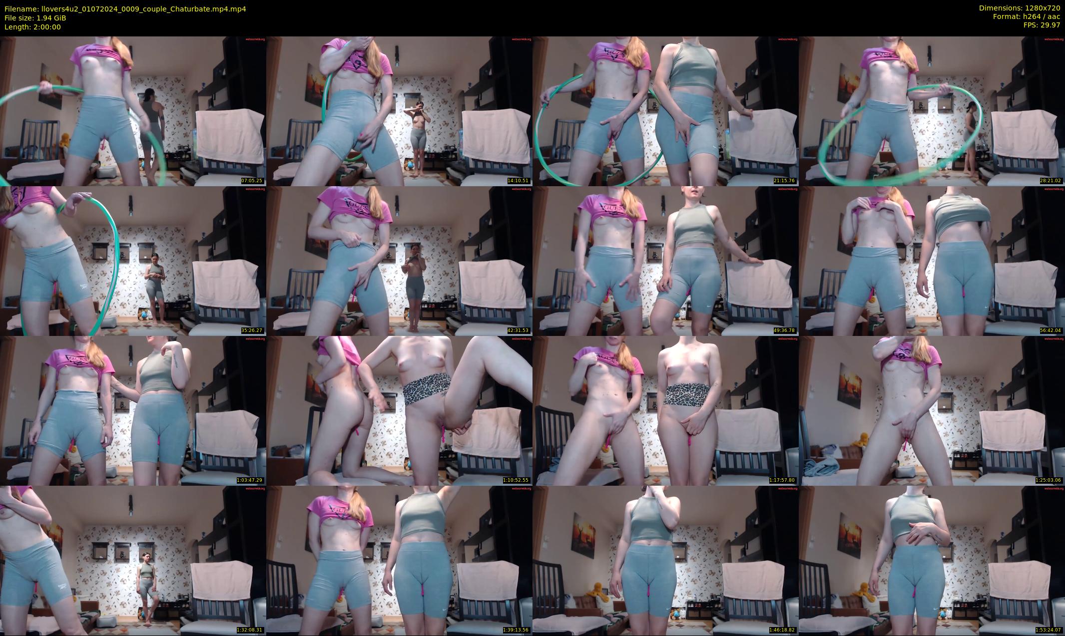 llovers4u2 — 120 minute Chaturbate couple cam show recording, 720p, Jul 1, 2024