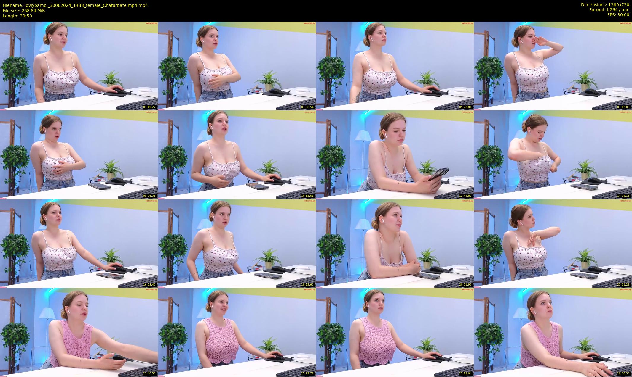 lovlybambi — 31 minute Chaturbate female cam show recording, 720p, Jun 30, 2024