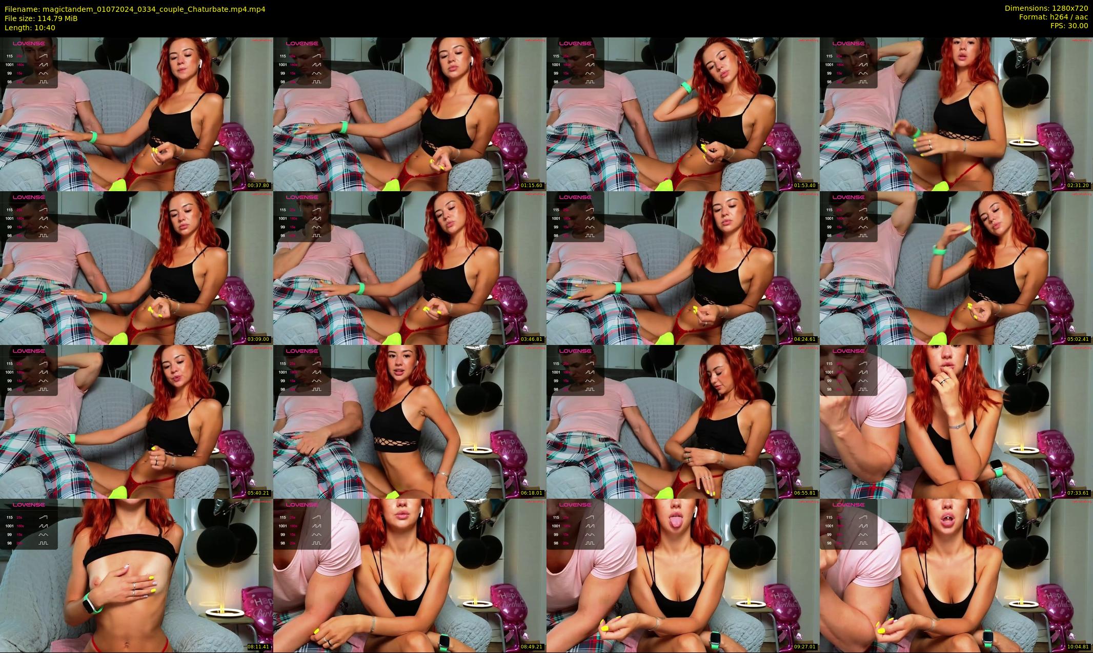 magictandem — 11 minute Chaturbate couple cam show recording, 720p, Jul 1, 2024