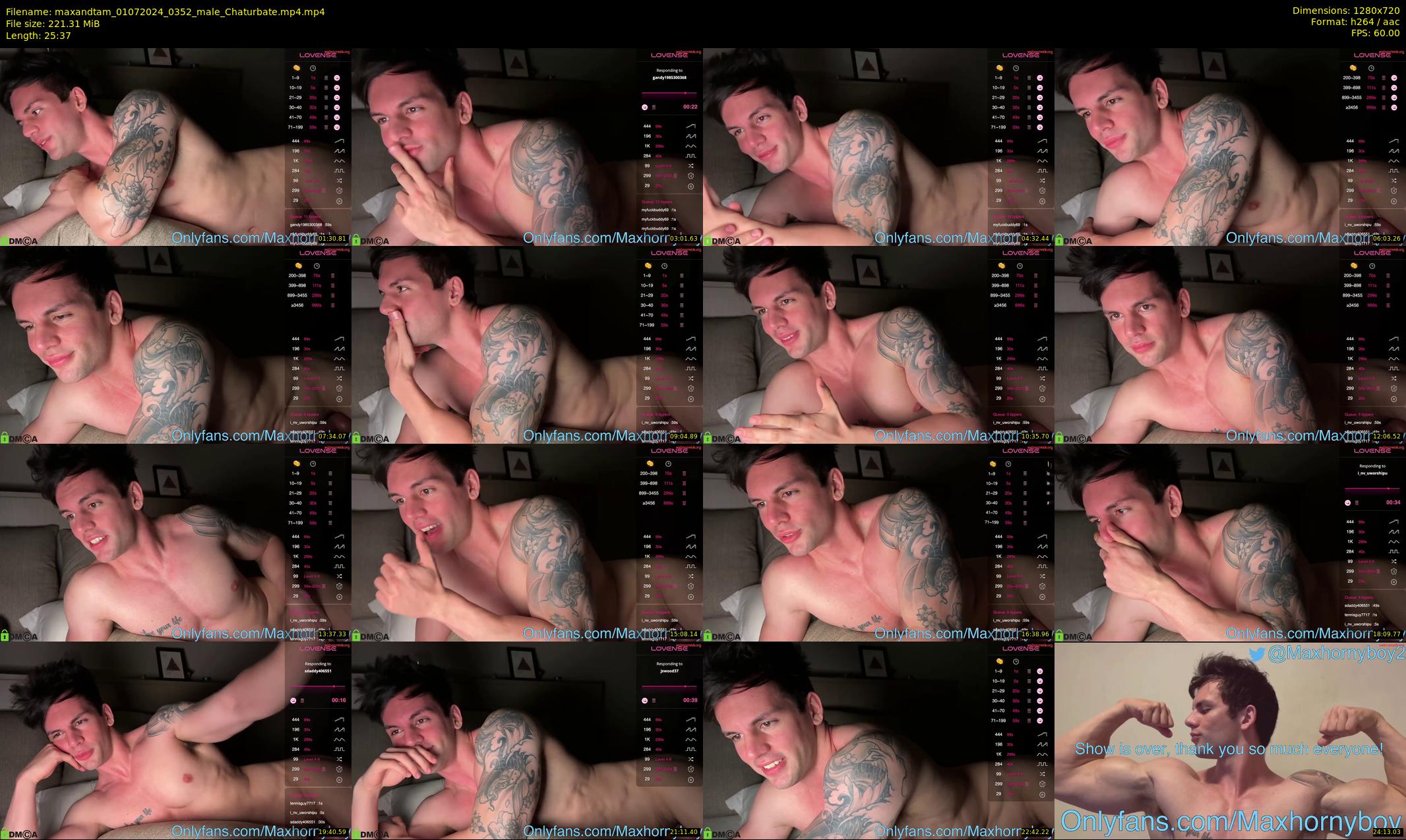 maxandtam — 26 minute Chaturbate couple cam show recording, 720p, Jul 1, 2024