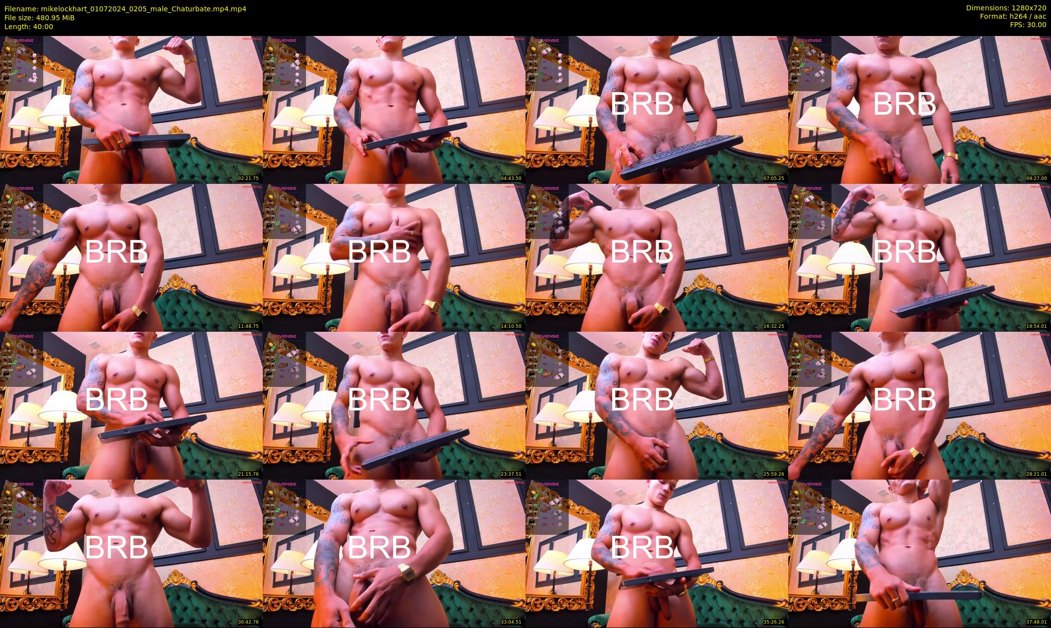 mikelockhart — 40 minute Chaturbate male cam show recording, 720p, Jul 1, 2024