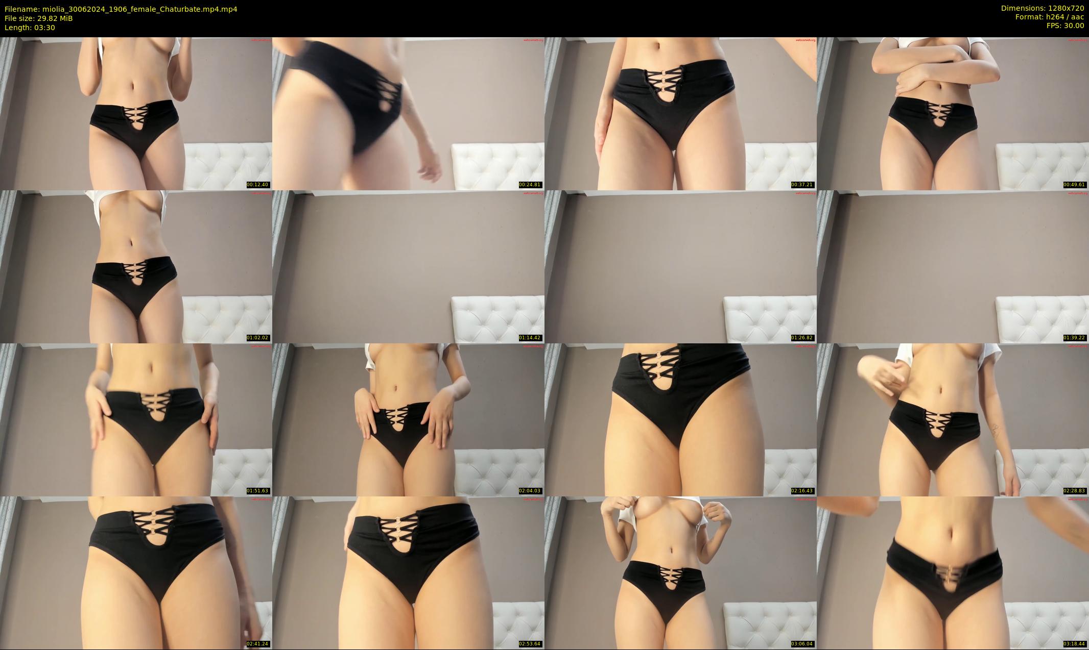 miolia — 4 minute Chaturbate female cam show recording, 720p, Jun 30, 2024