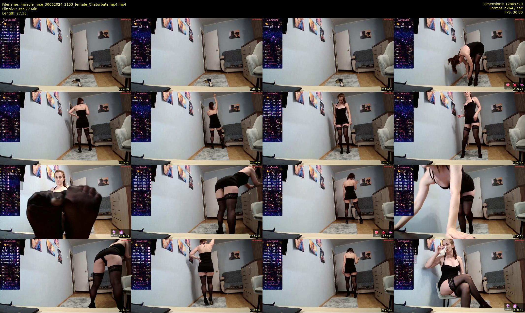 miracle_rose — 28 minute Chaturbate female cam show recording, 720p, Jun 30, 2024