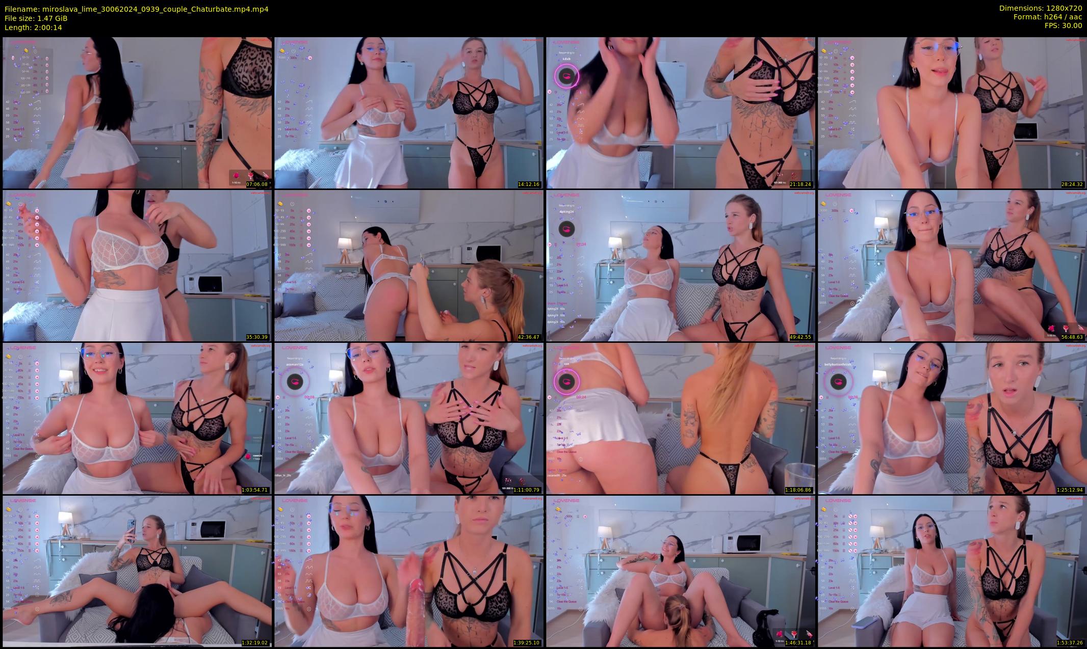 miroslava_lime — 121 minute Chaturbate female cam show recording, 720p, Jun 30, 2024