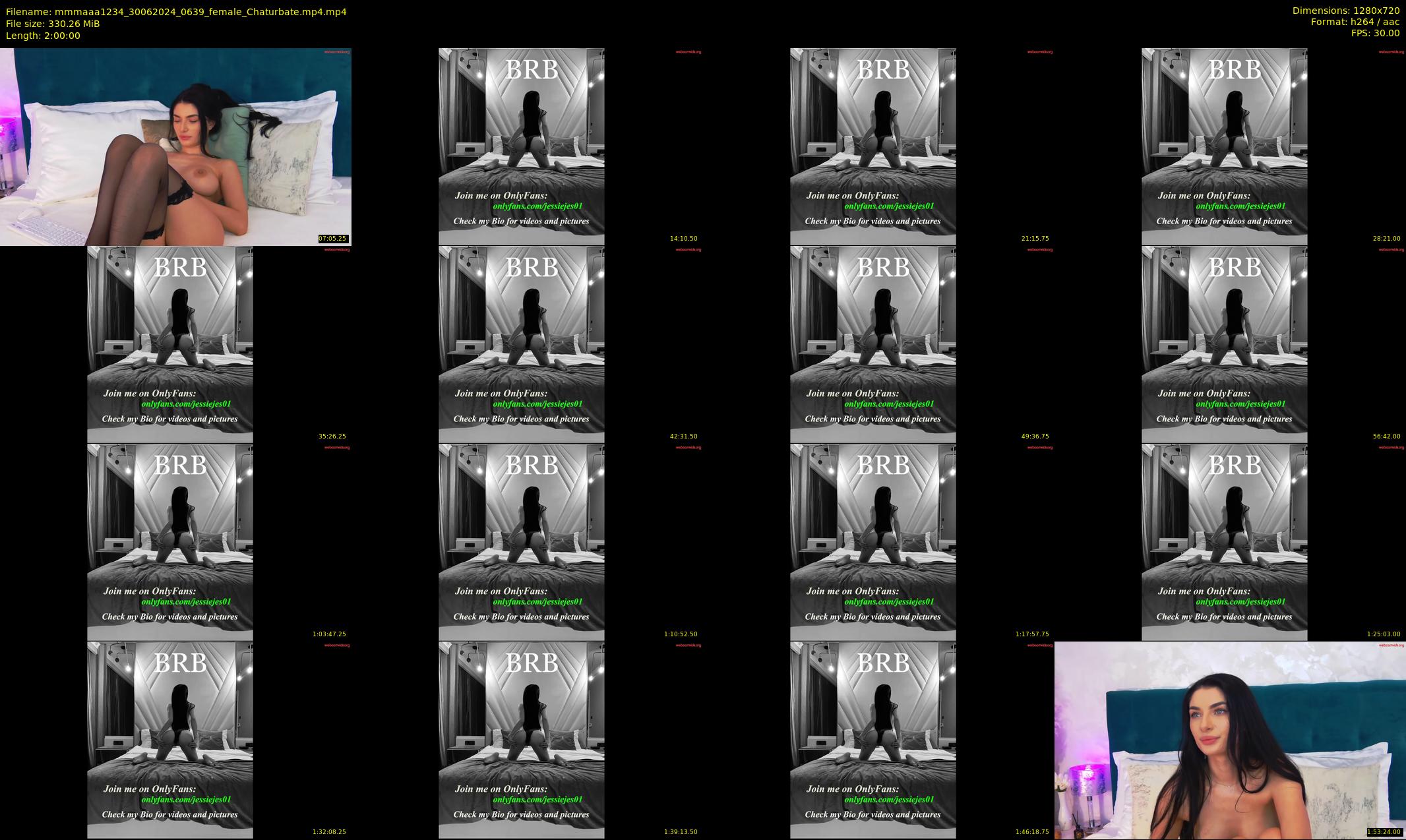 mmmaaa1234 — 120 minute Chaturbate female cam show recording, 720p, Jun 30, 2024
