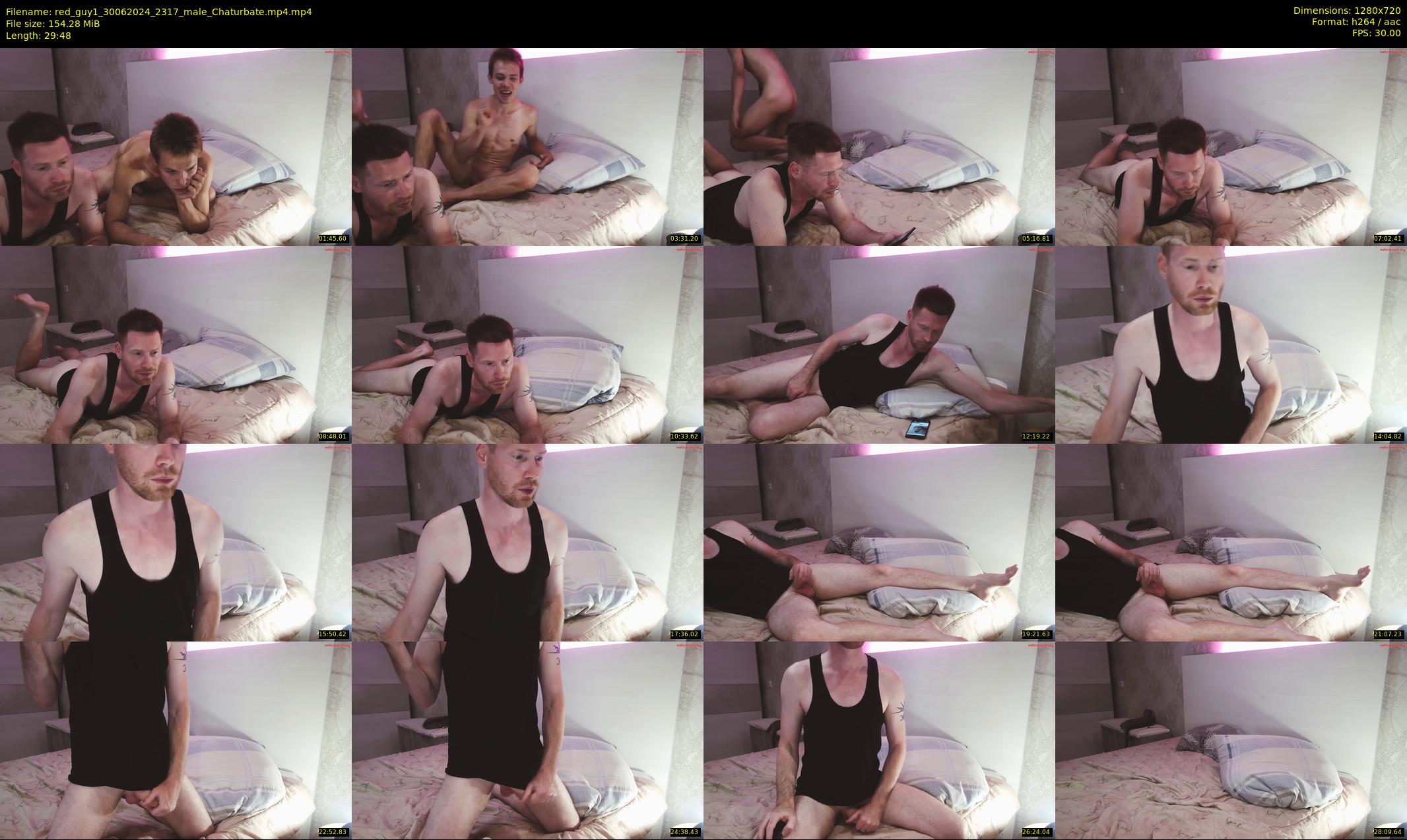 red_guy1 — 30 minute Chaturbate male cam show recording, 720p, Jun 30, 2024
