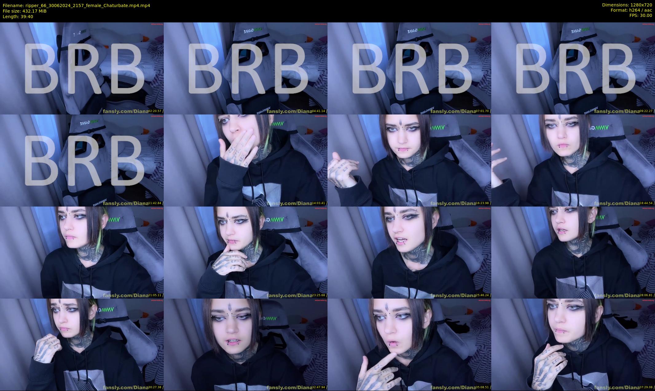 ripper_66 — 40 minute Chaturbate female cam show recording, 720p, Jun 30, 2024
