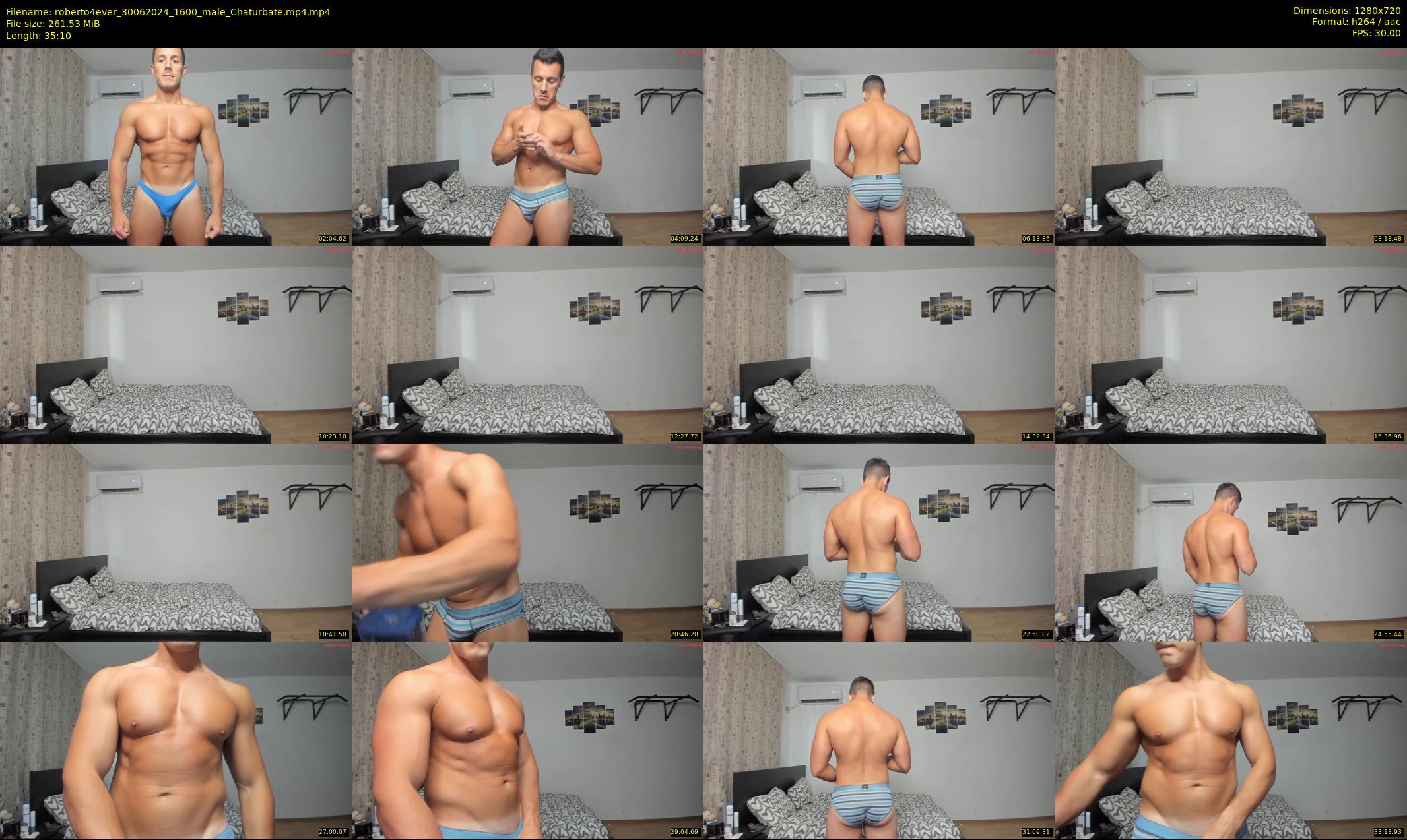 roberto4ever — 36 minute Chaturbate male cam show recording, 720p, Jun 30, 2024