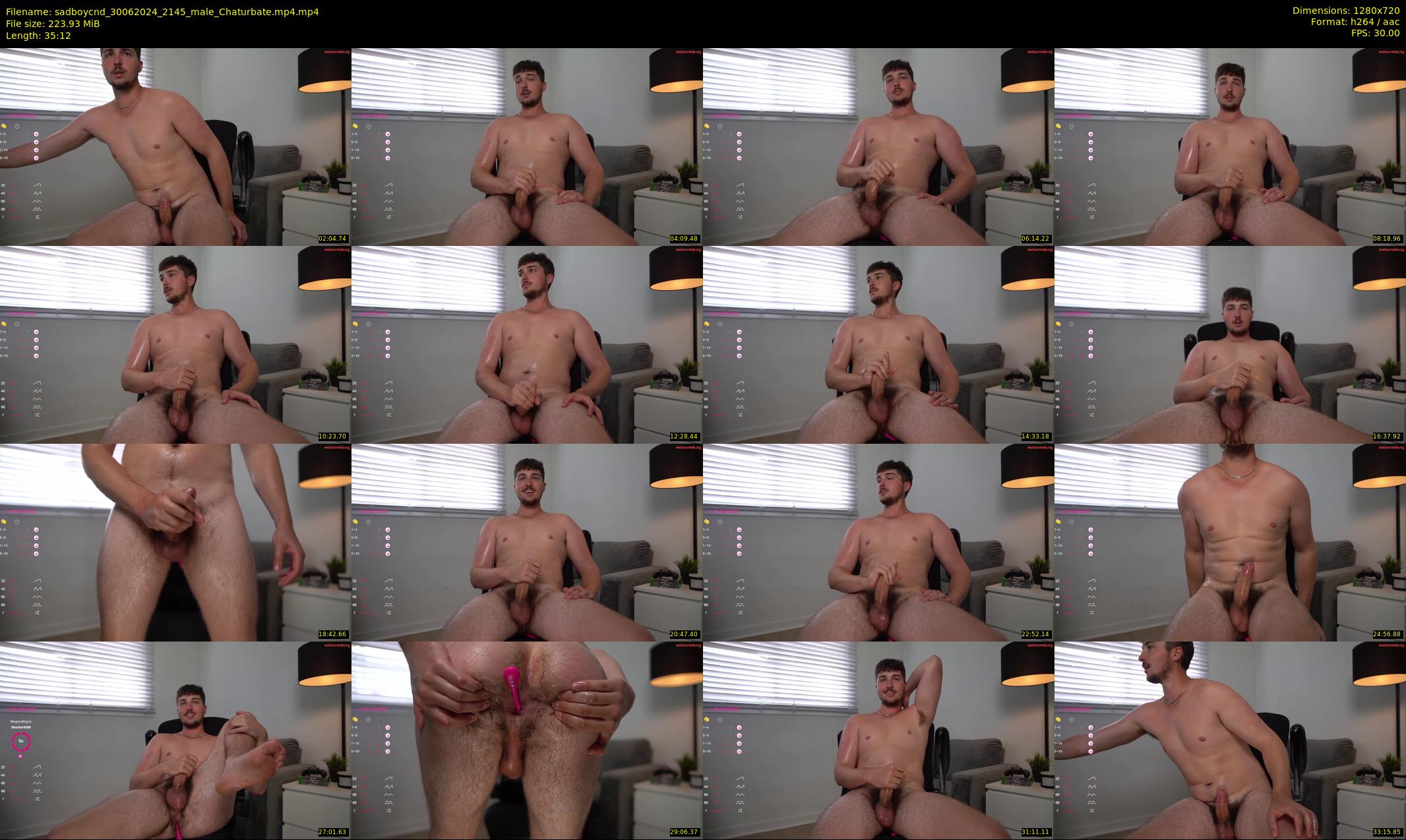 sadboycnd — 36 minute Chaturbate male cam show recording, 720p, Jun 30, 2024