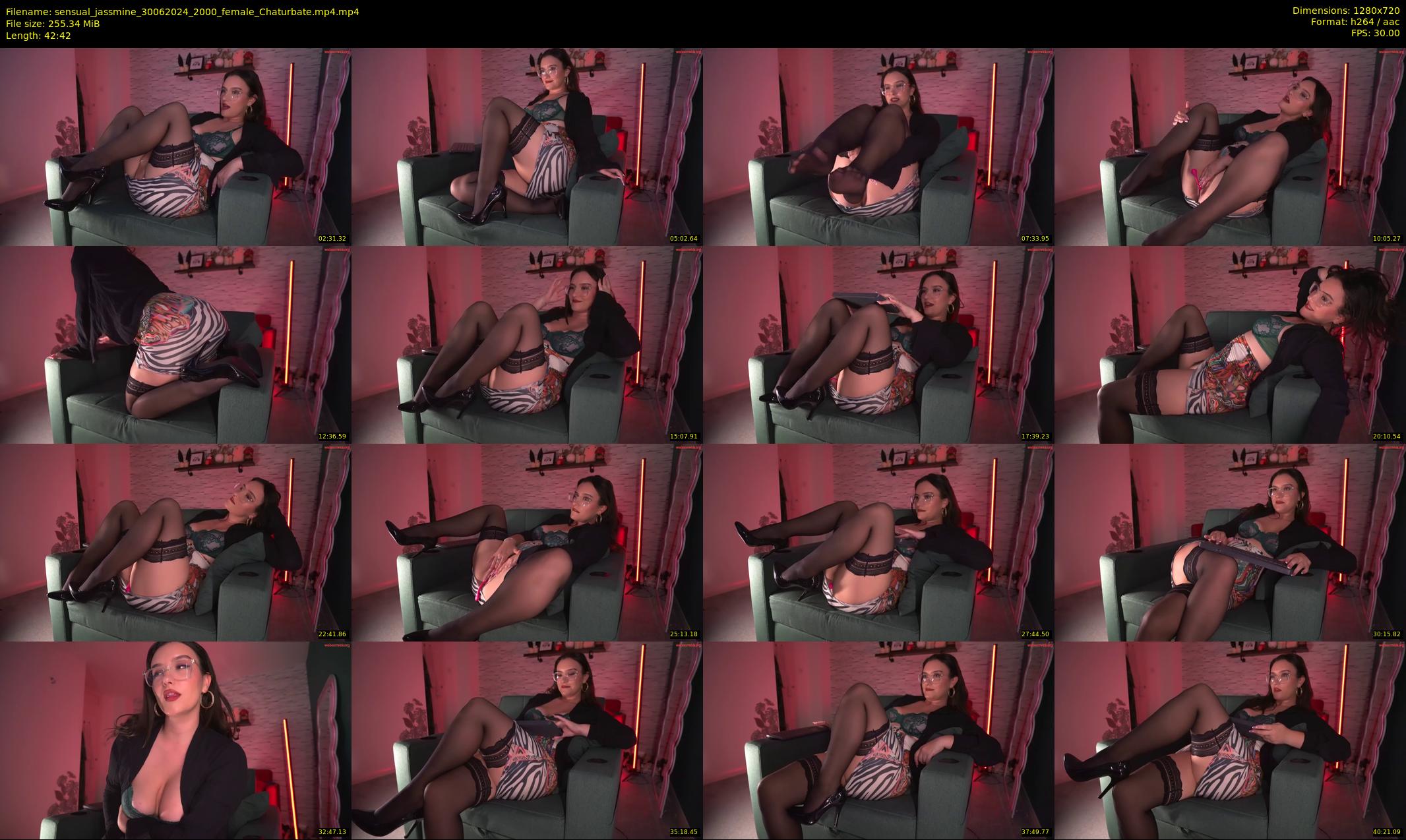 sensual_jassmine — 43 minute Chaturbate female cam show recording, 720p, Jun 30, 2024