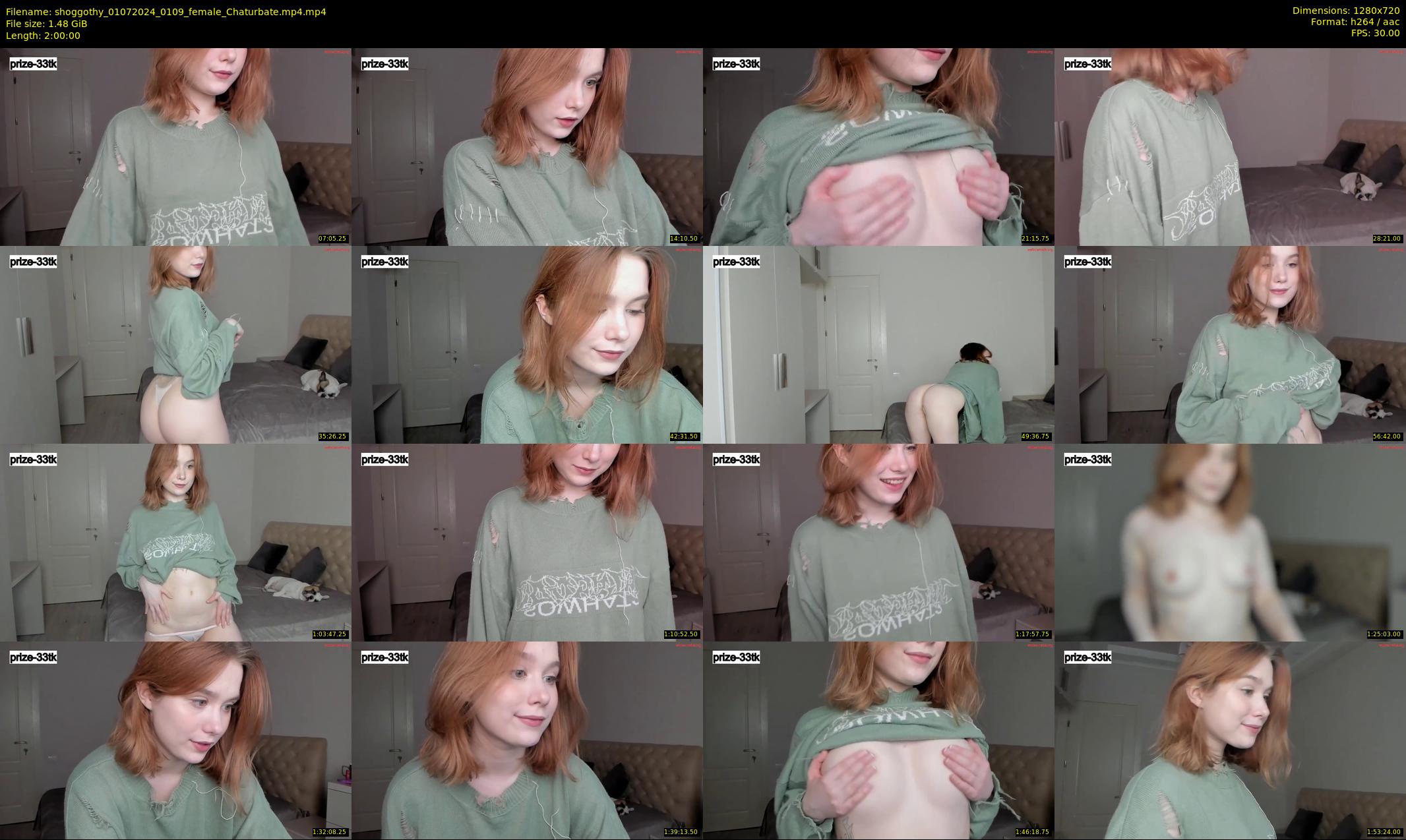 shoggothy — 120 minute Chaturbate female cam show recording, 720p, Jul 1, 2024