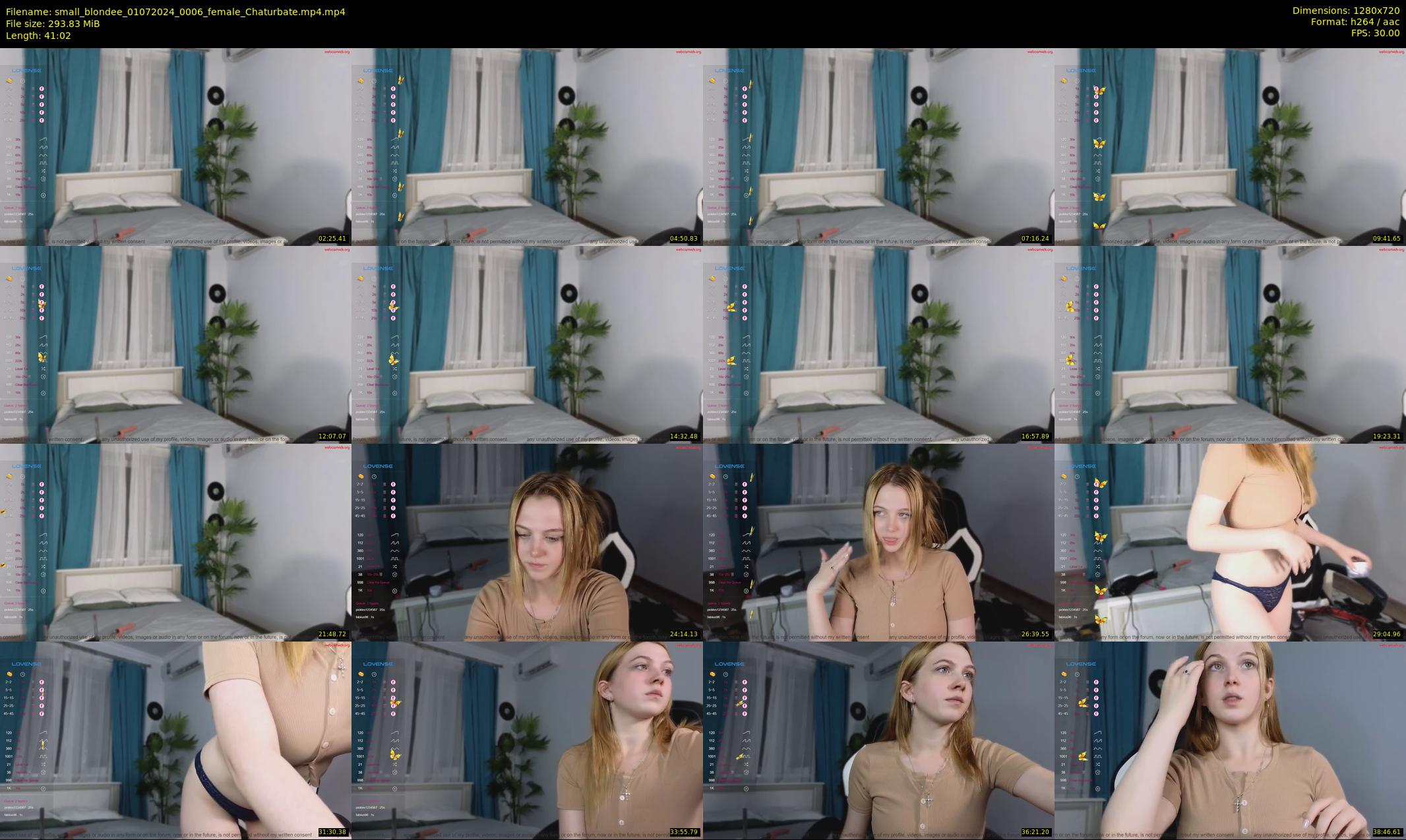 small_blondee — 42 minute Chaturbate female cam show recording, 720p, Jul 1, 2024
