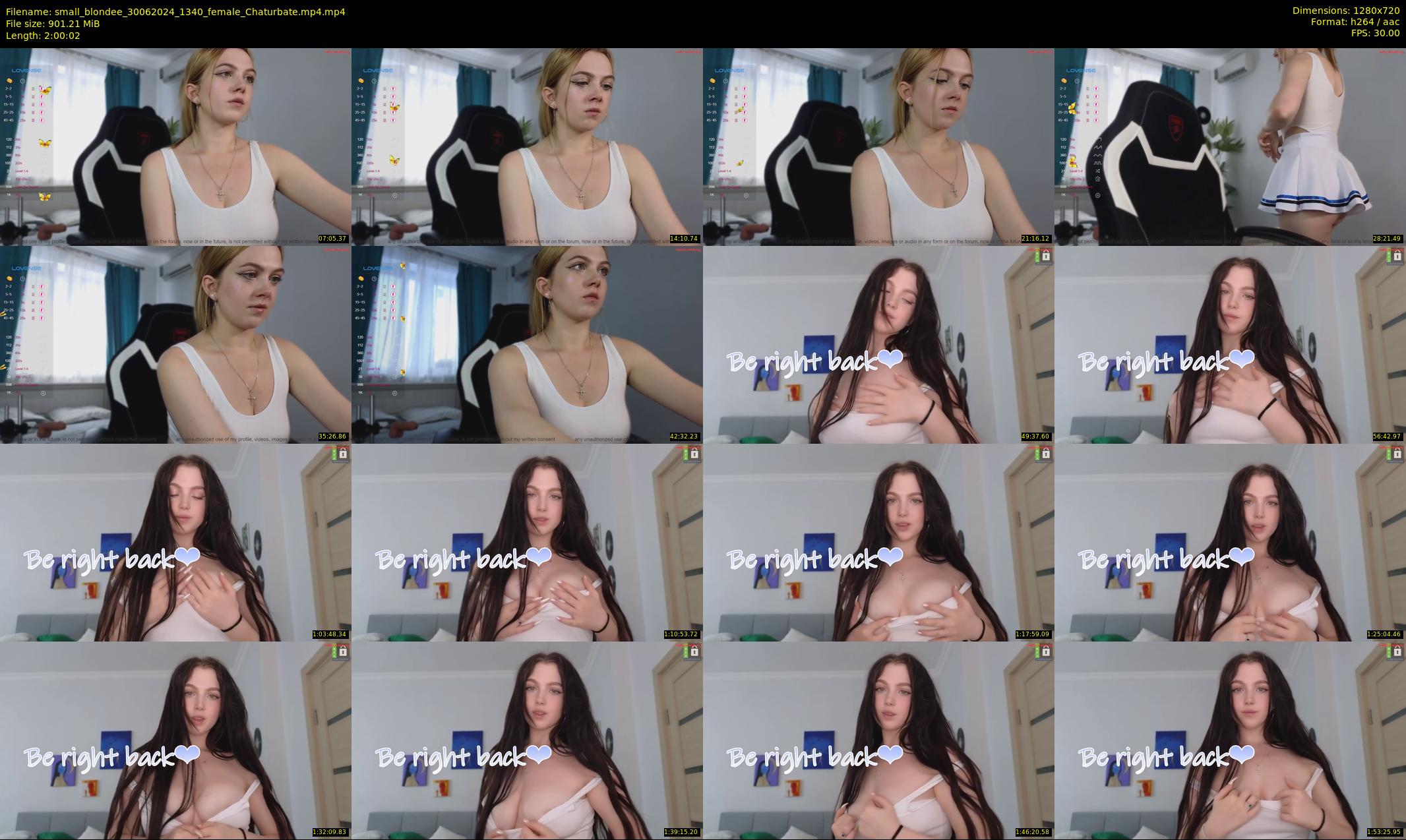 small_blondee — 121 minute Chaturbate female cam show recording, 720p, Jun 30, 2024