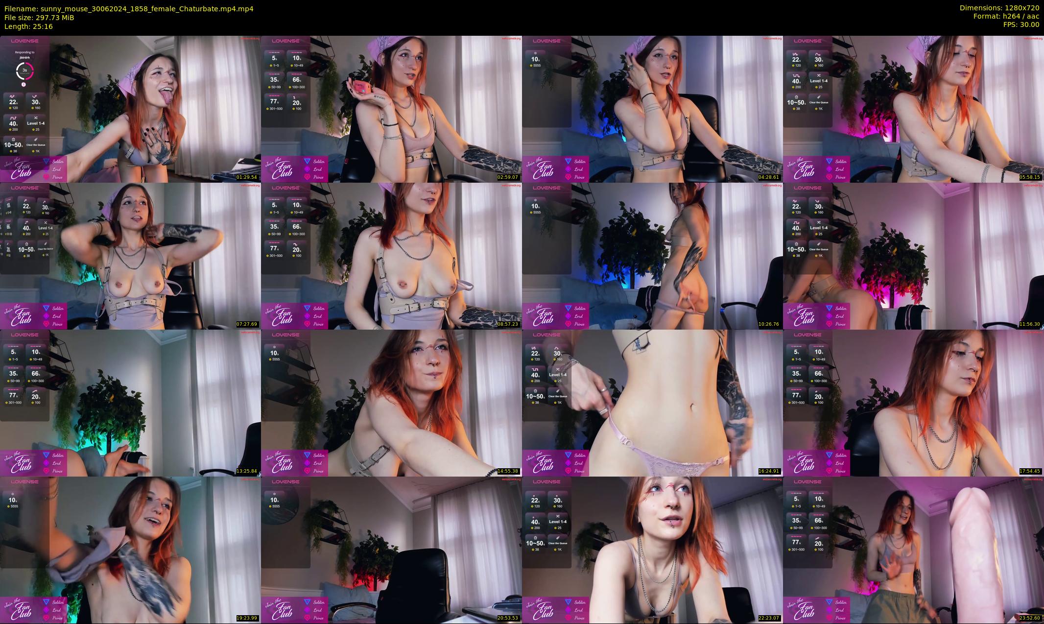sunny_mouse — 26 minute Chaturbate female cam show recording, 720p, Jun 30, 2024