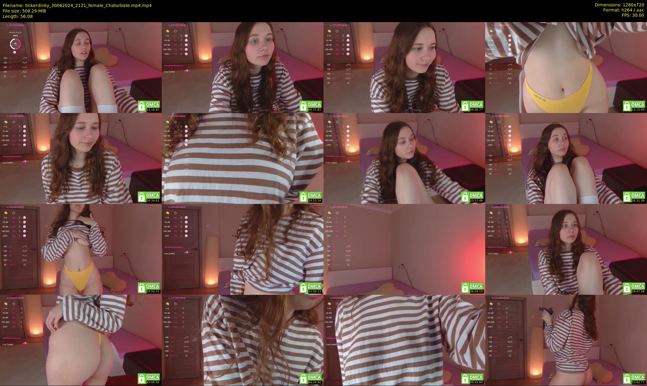 tinkerdinky — 57 minute Chaturbate female cam show recording, 720p, Jun 30, 2024
