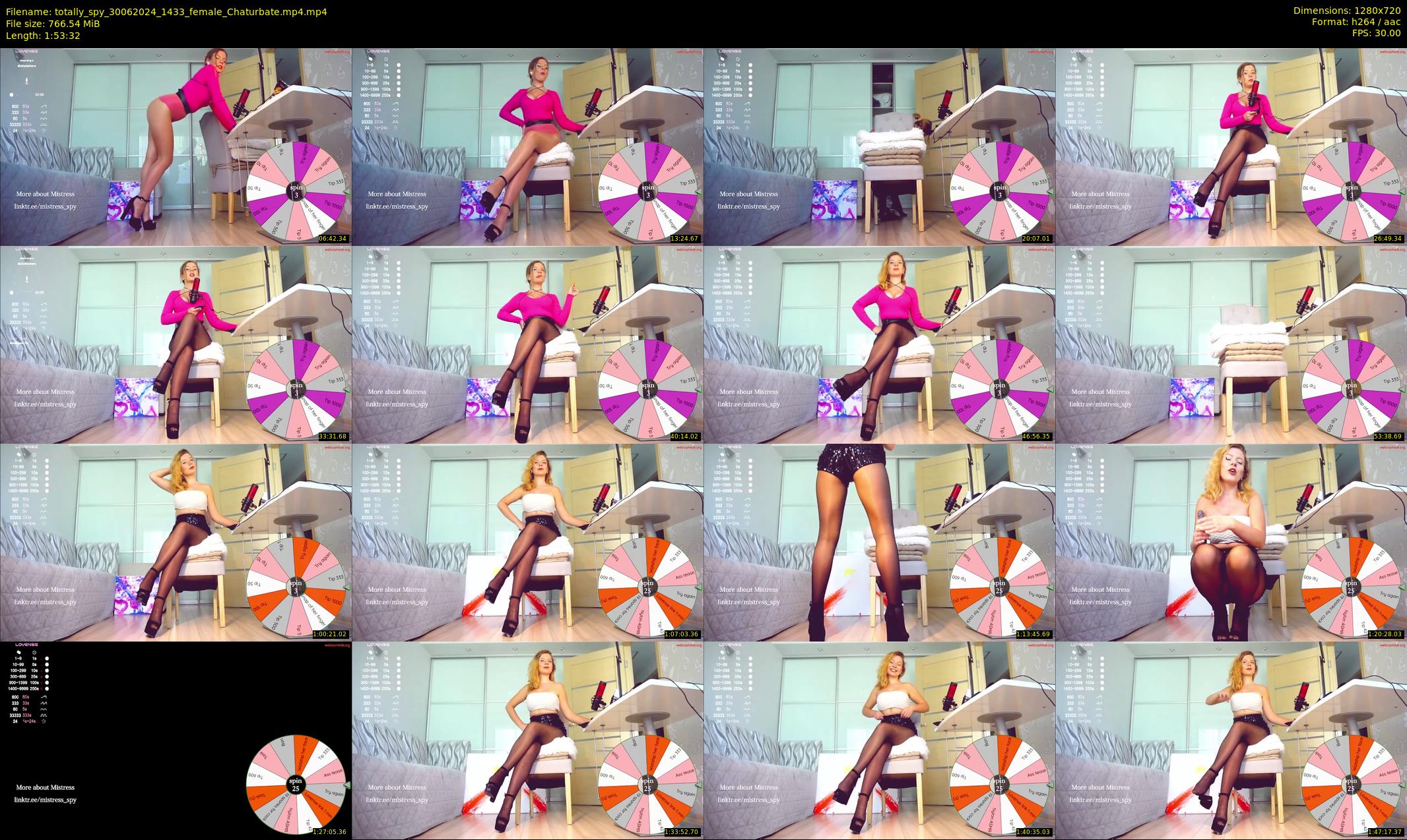 totally_spy — 114 minute Chaturbate female cam show recording, 720p, Jun 30, 2024