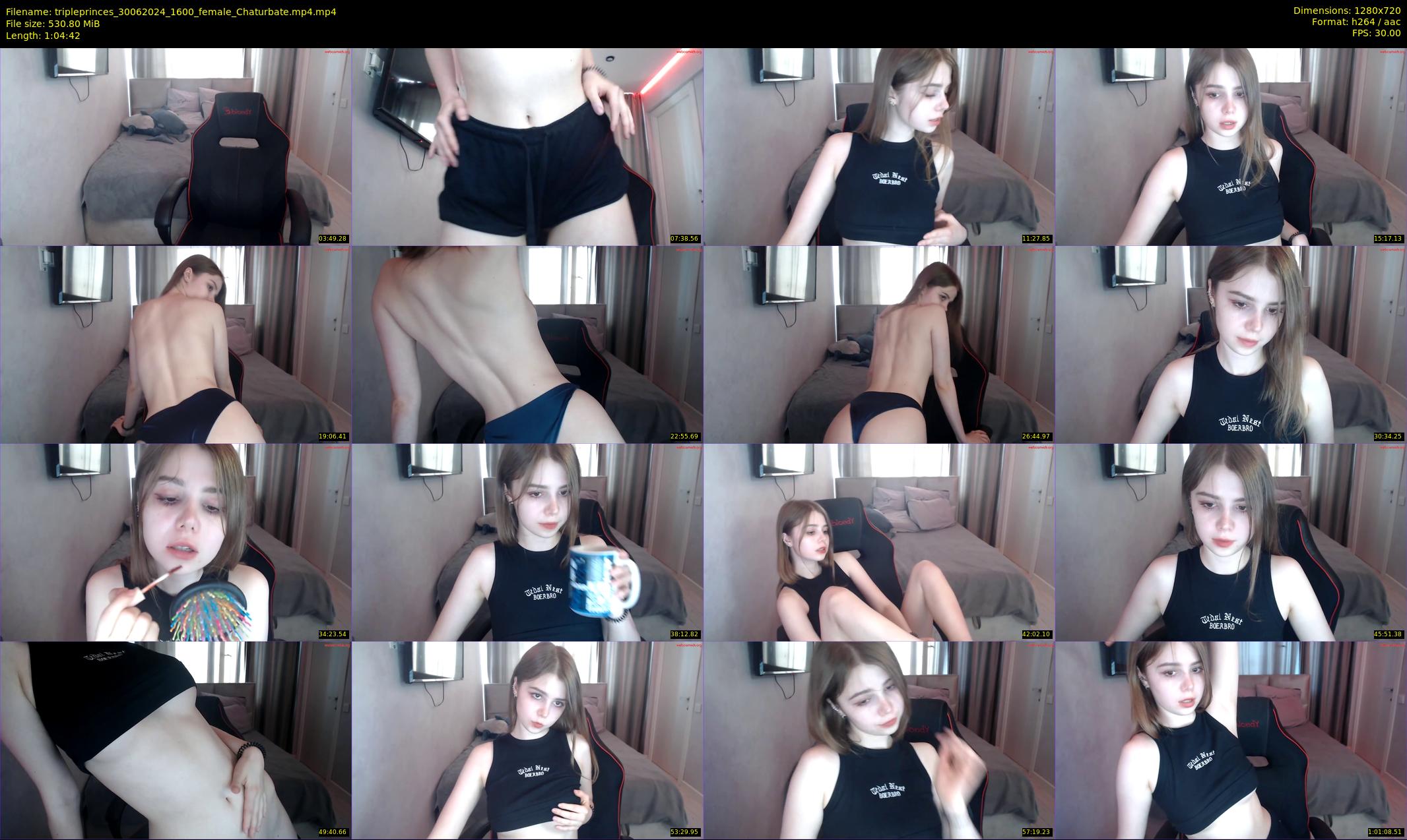 tripleprinces — 65 minute Chaturbate female cam show recording, 720p, Jun 30, 2024