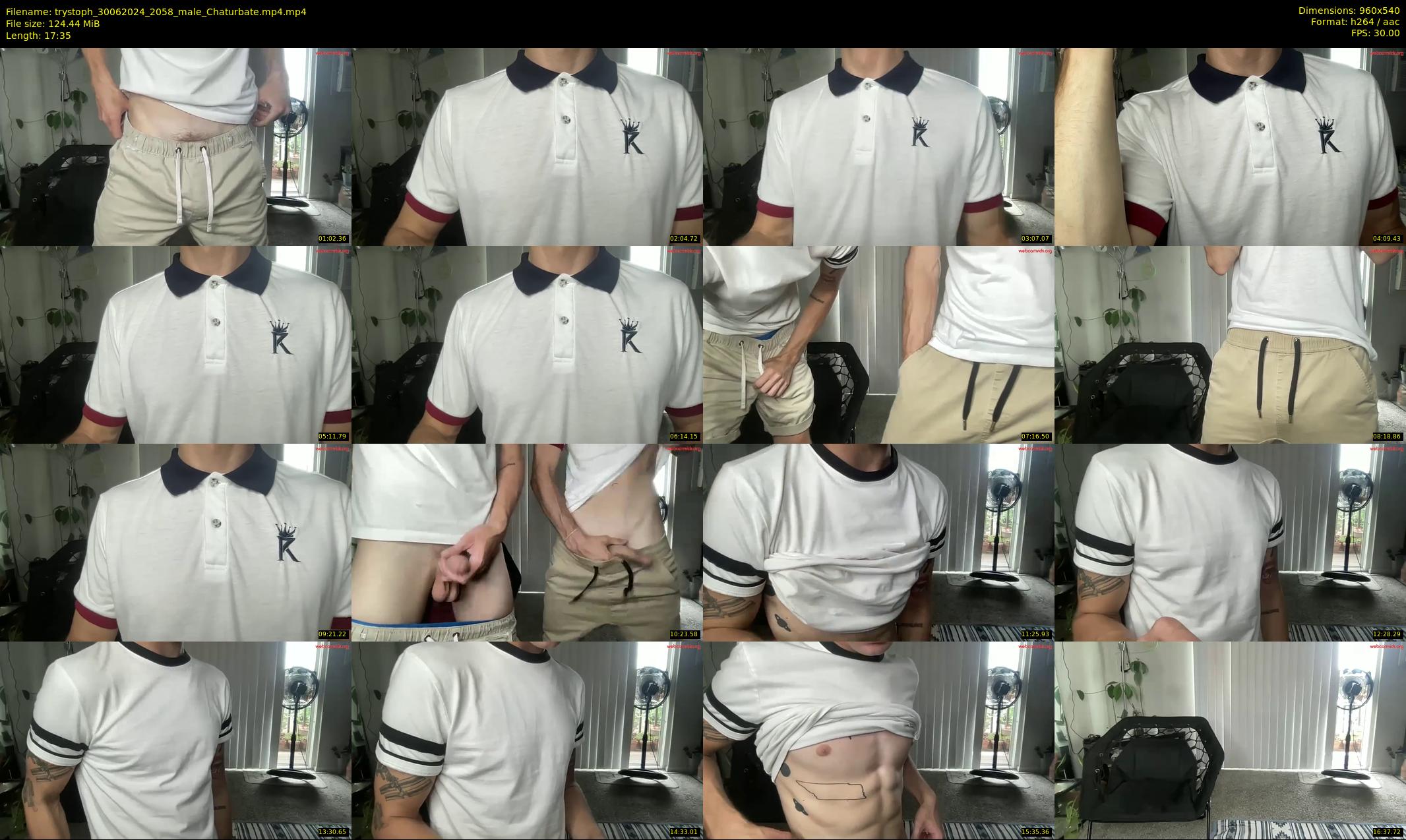 trystoph — 18 minute Chaturbate male cam show recording, 480p, Jun 30, 2024