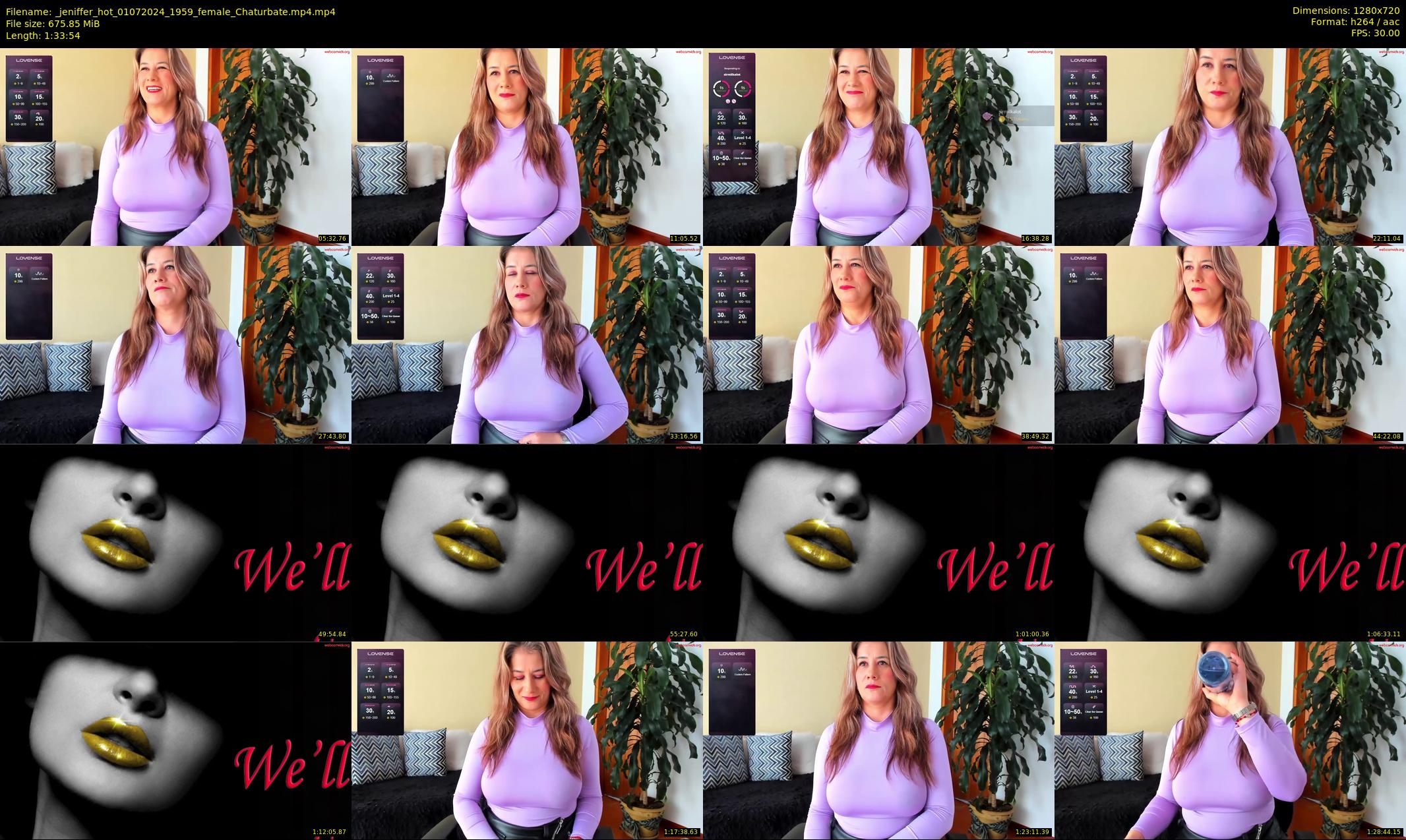 _jeniffer_hot — 94 minute Chaturbate female cam show recording, 720p, Jul 1, 2024