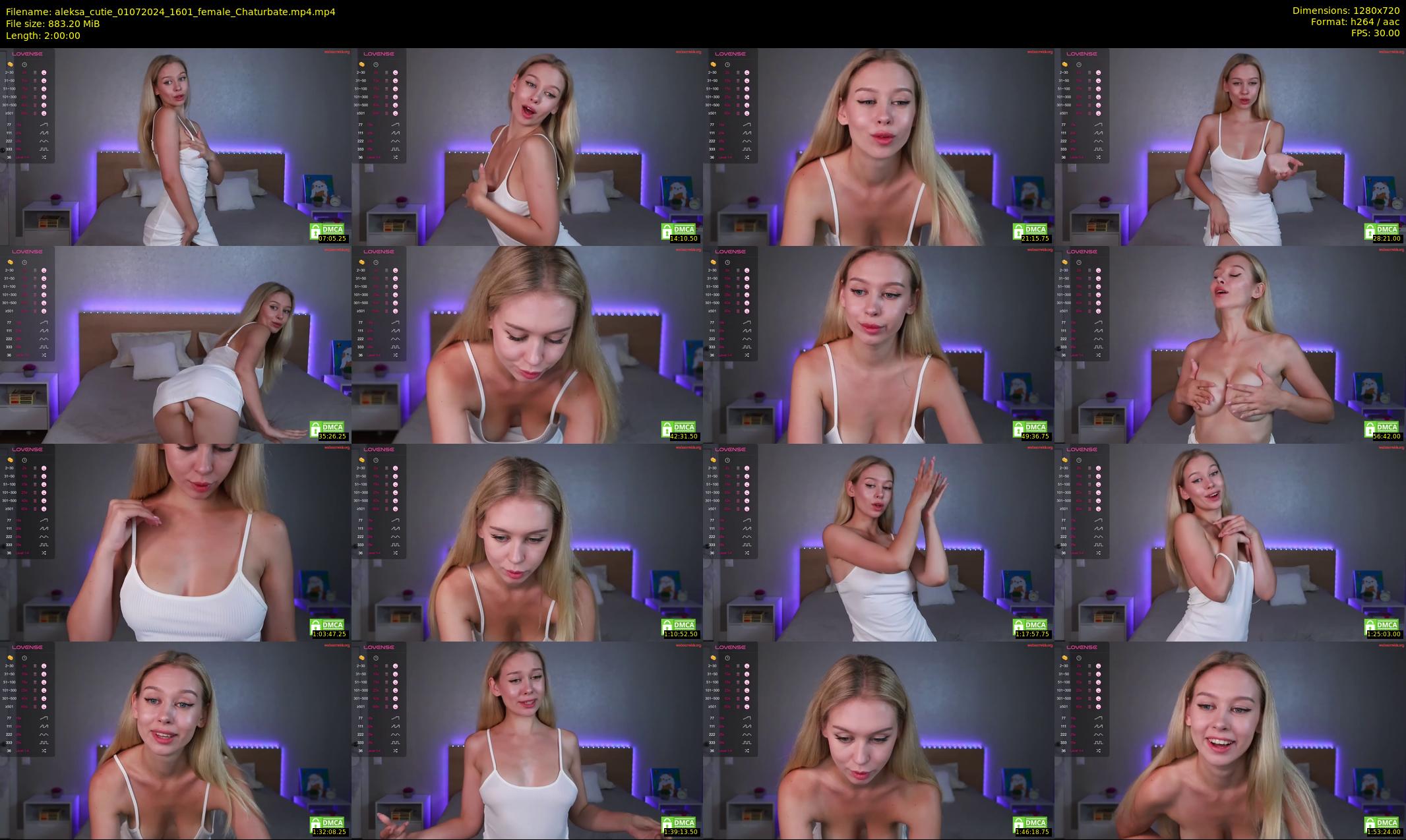aleksa_cutie — 120 minute Chaturbate female cam show recording, 720p, Jul 1, 2024
