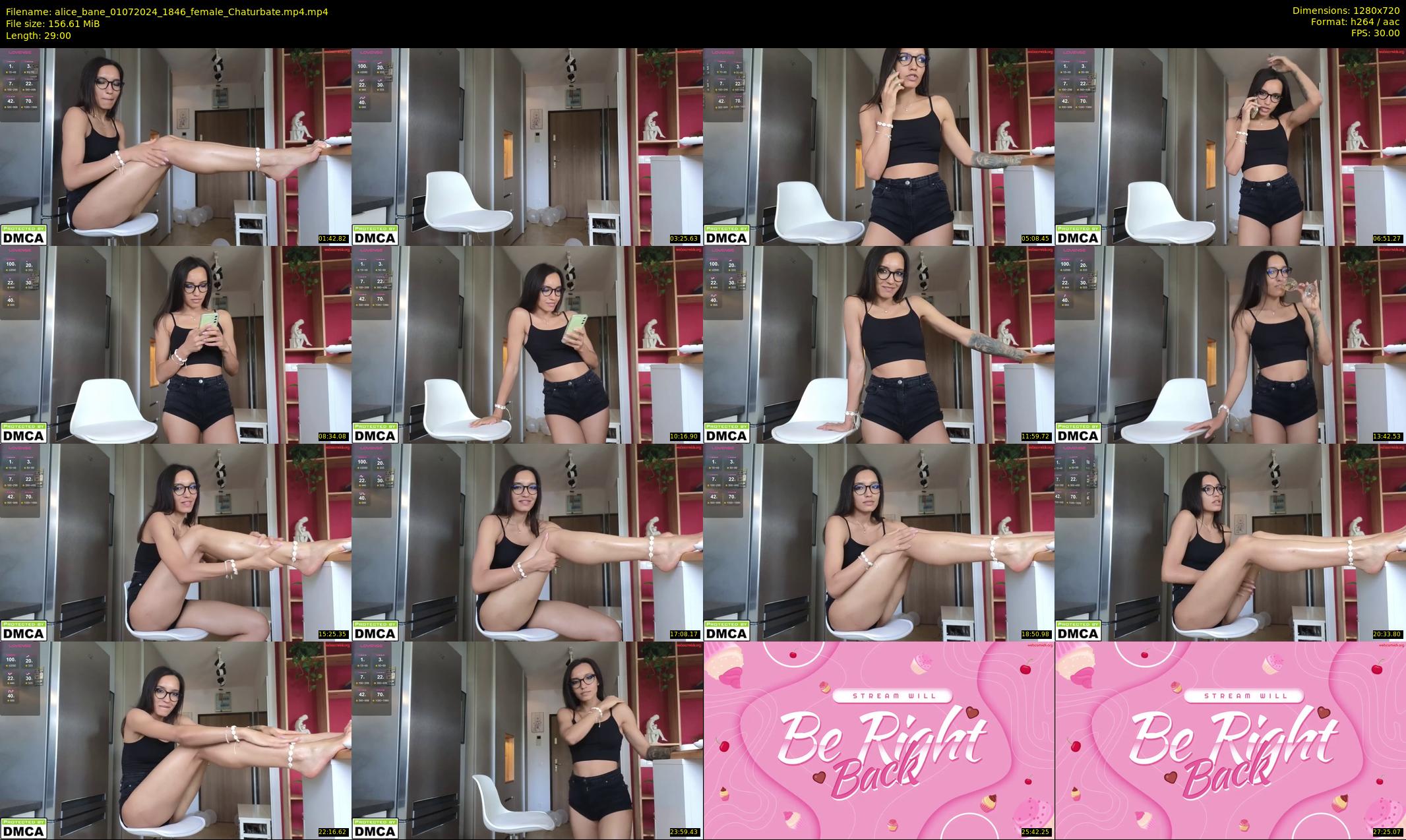 alice_bane — 29 minute Chaturbate female cam show recording, 720p, Jul 1, 2024