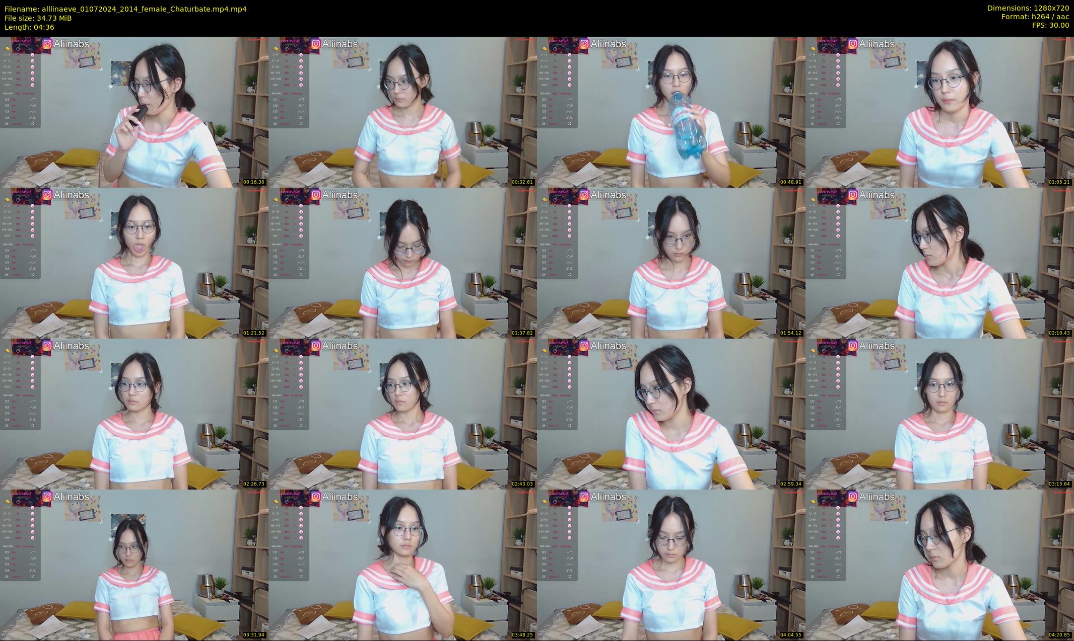 alllinaeve — 5 minute Chaturbate female cam show recording, 720p, Jul 1, 2024
