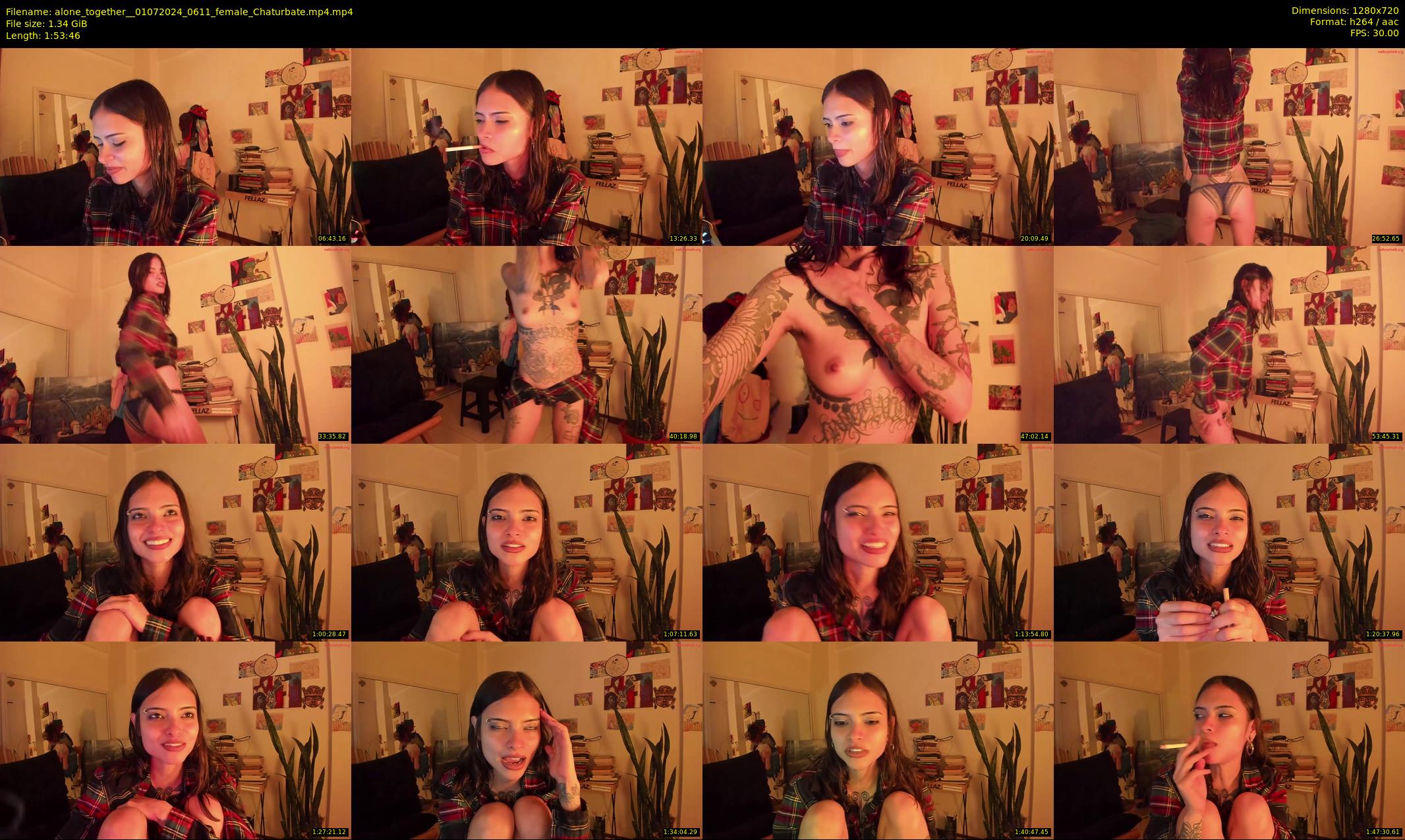 alone_together_ — 114 minute Chaturbate female cam show recording, 720p, Jul 1, 2024