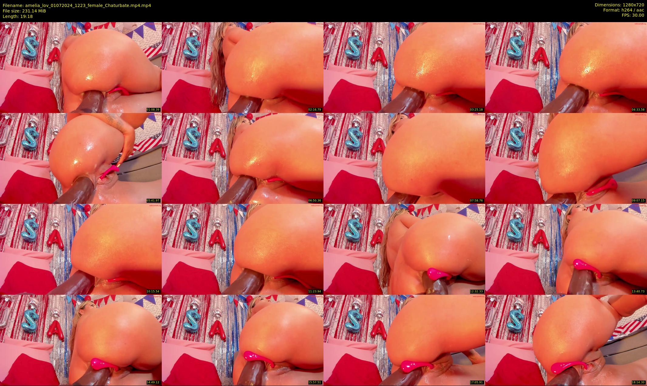 amelia_lov — 20 minute Chaturbate female cam show recording, 720p, Jul 1, 2024