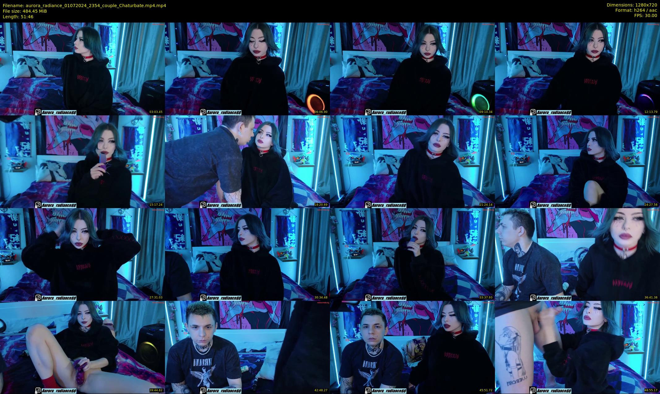 aurora_radiance — 52 minute Chaturbate couple cam show recording, 720p, Jul 1, 2024