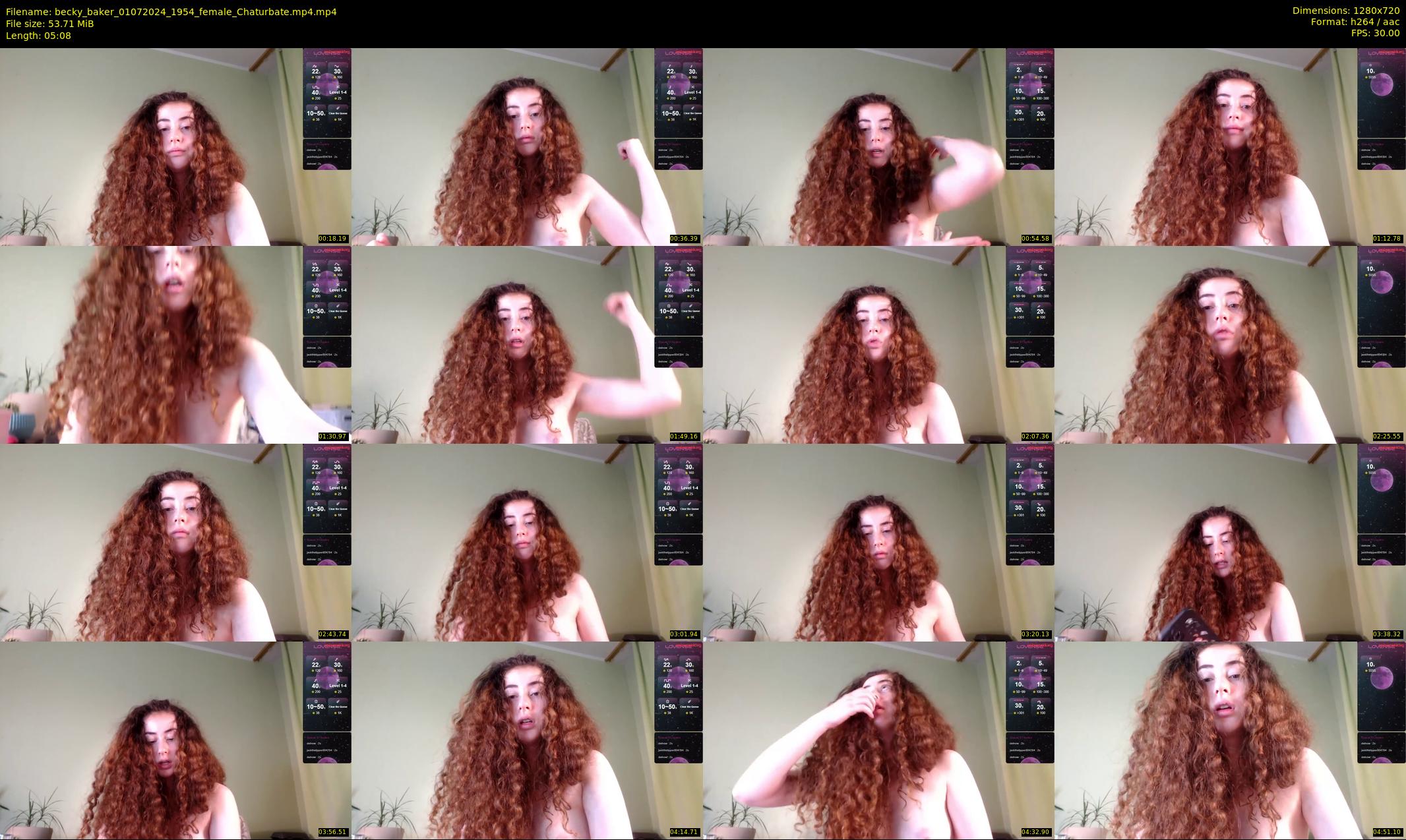 becky_baker — 6 minute Chaturbate female cam show recording, 720p, Jul 1, 2024