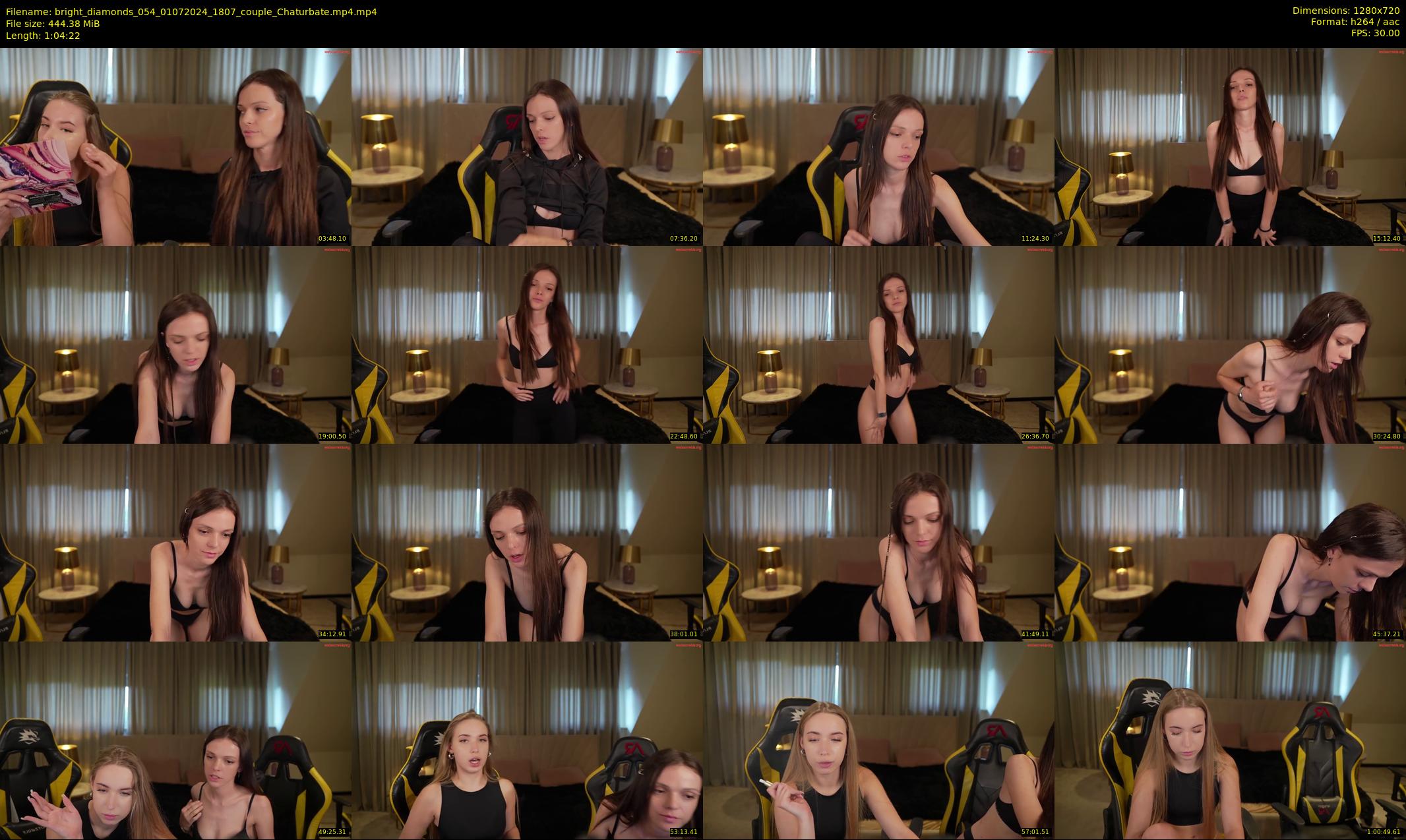 bright_diamonds_054 — 65 minute Chaturbate couple cam show recording, 720p, Jul 1, 2024