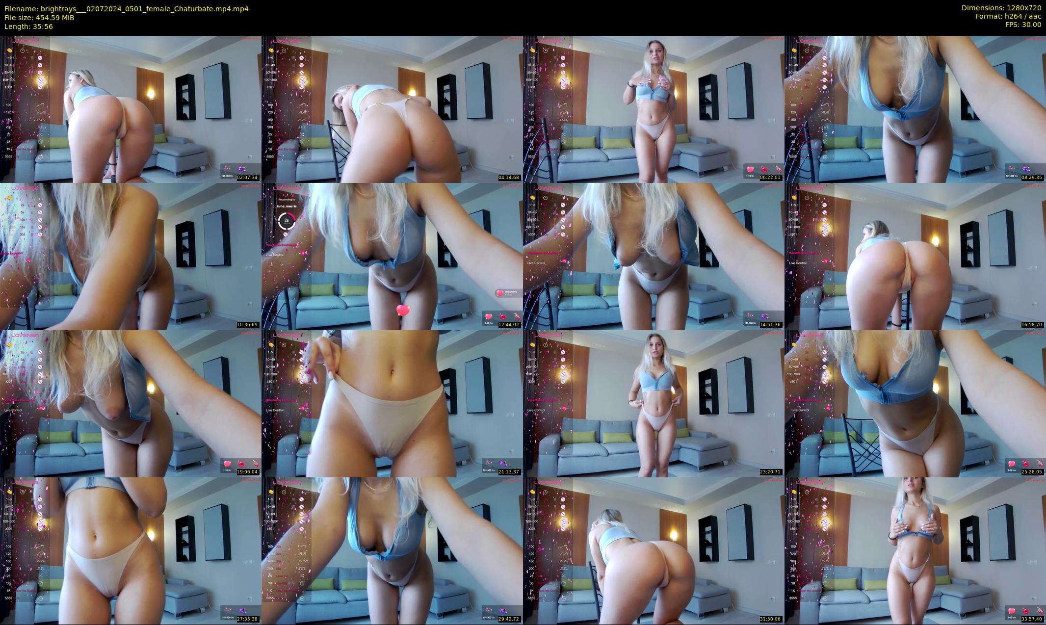 brightrays__ — 36 minute Chaturbate female cam show recording, 720p, Jul 2, 2024