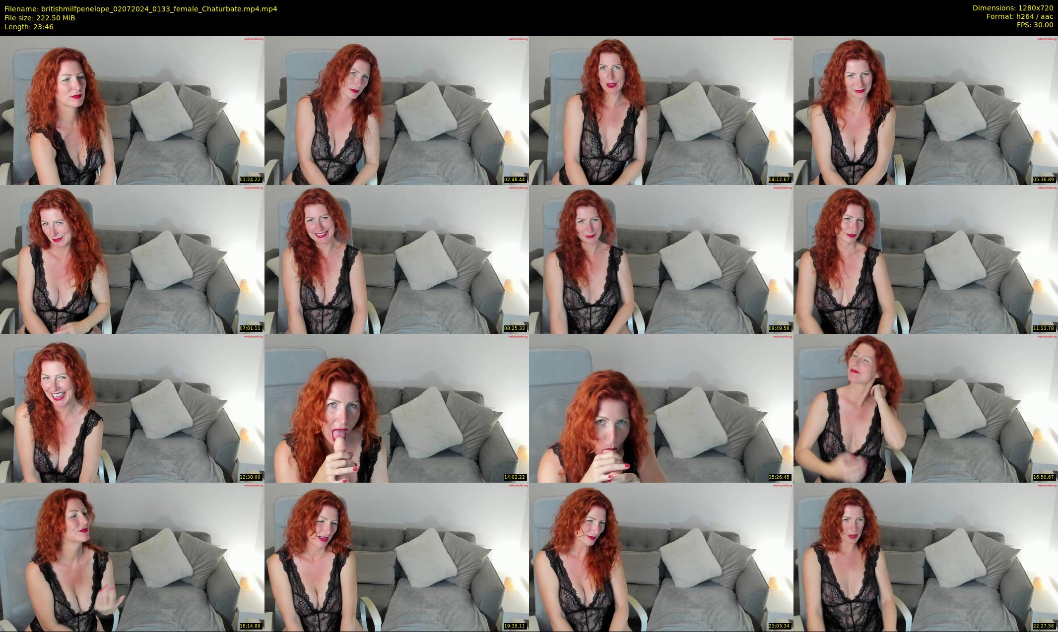 britishmilfpenelope — 24 minute Chaturbate female cam show recording, 720p, Jul 2, 2024